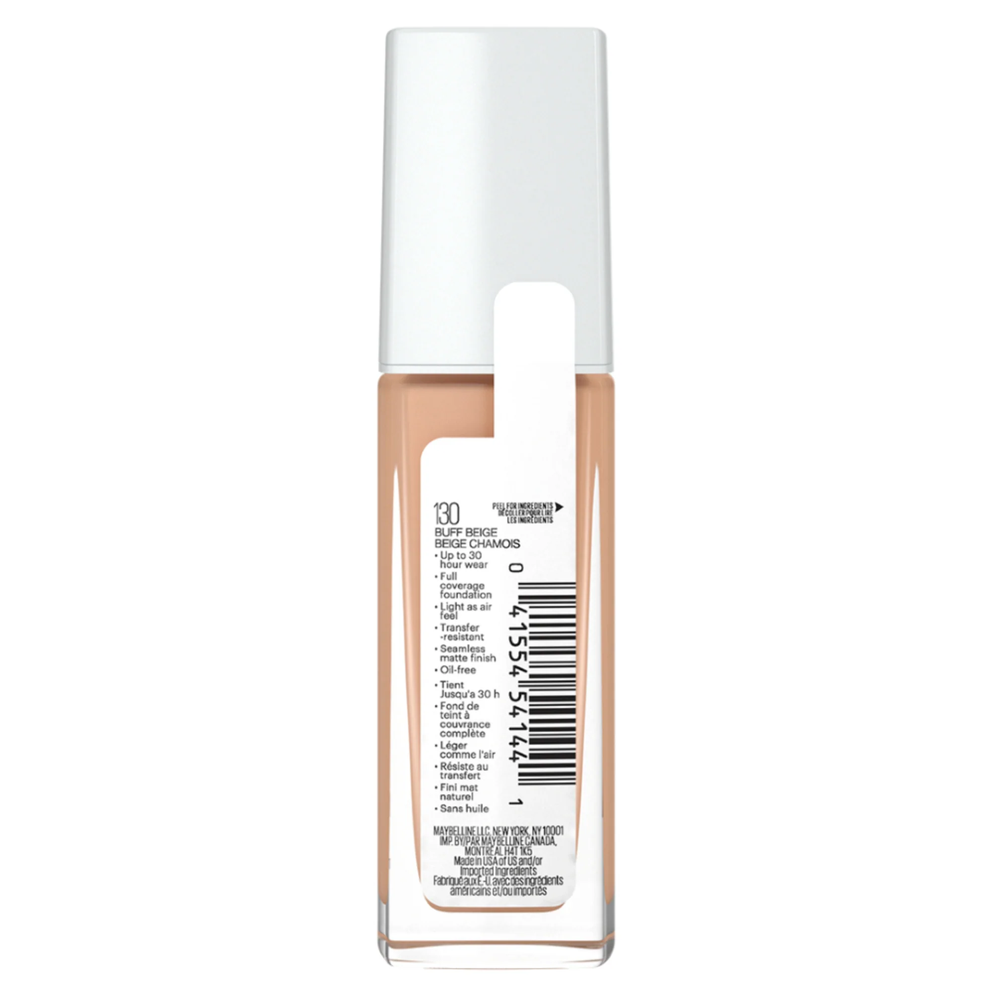 Base De Maquillaje Maybelline Superstay Full Coverage Nro.130 Buff B X 30Ml - Image 2