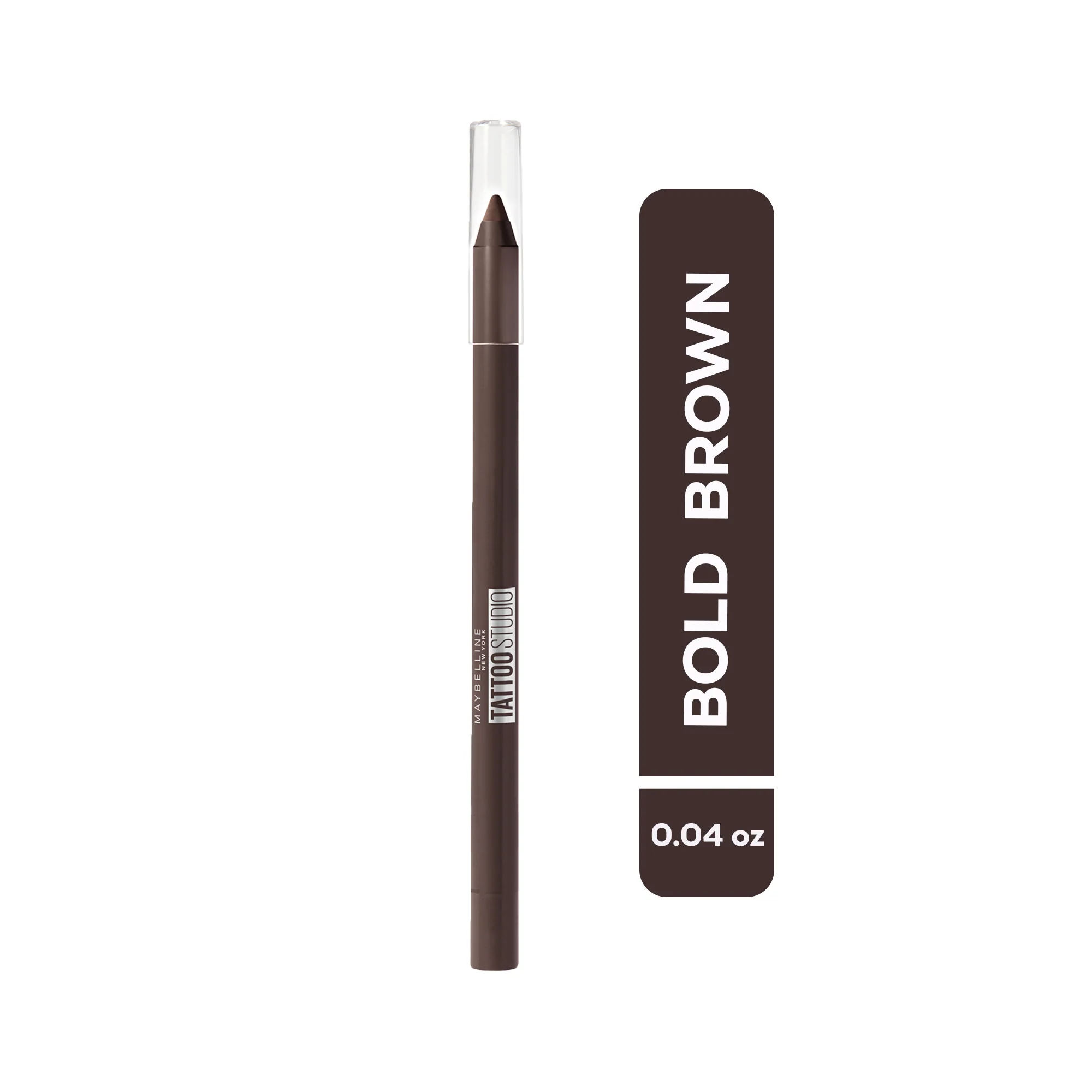 Gel Delineador Maybelline Tatto Studio 910 Bold Brown