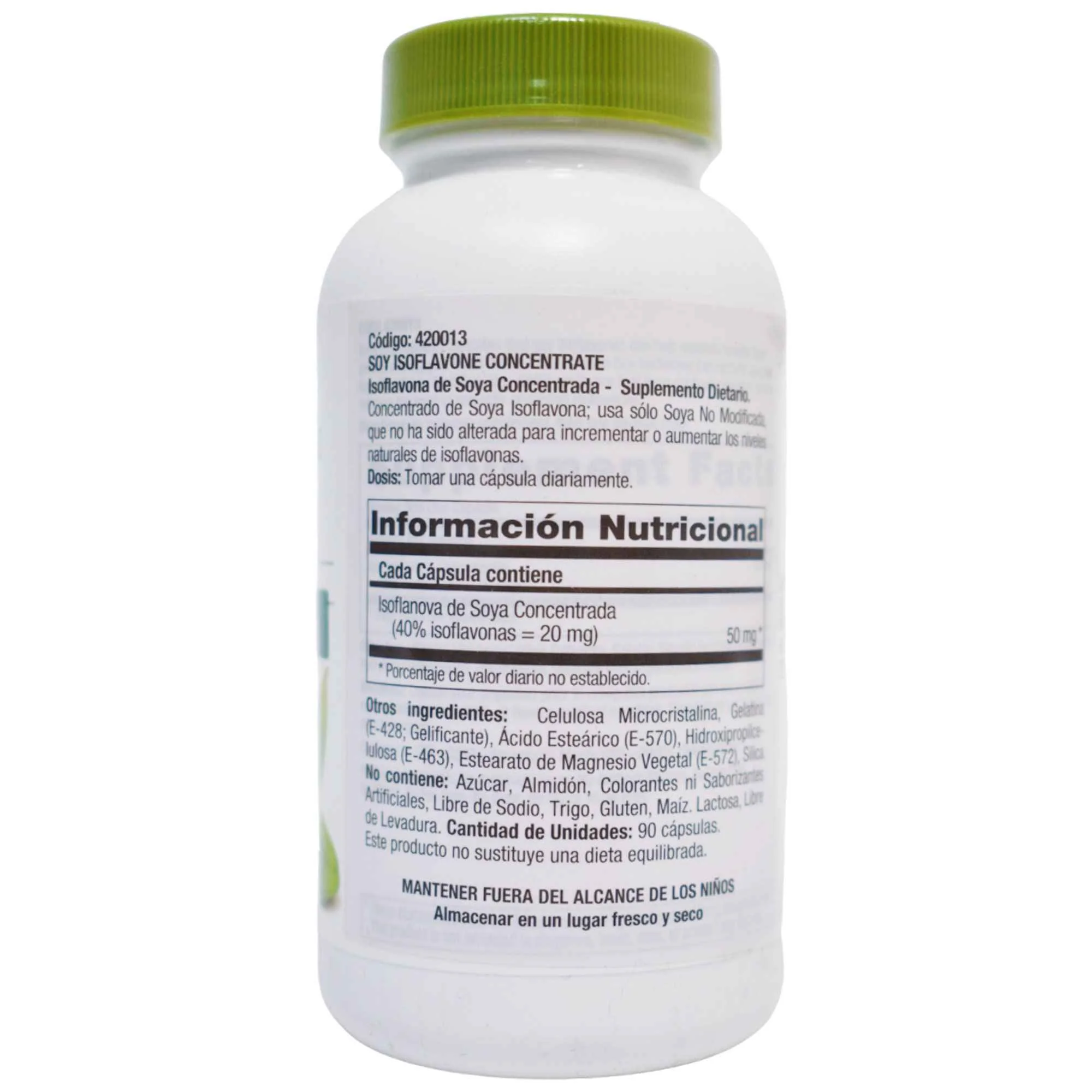 Soy Isoflavone Concentrate Suplemento A Base De Soya X 90 Capsulas - Image 2