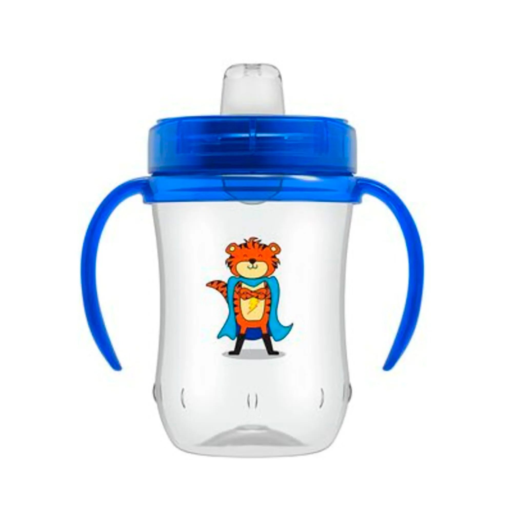 Vaso Con Bombilla De Silicona Dr Browns Azul 9M+ X 270Ml - Image 4