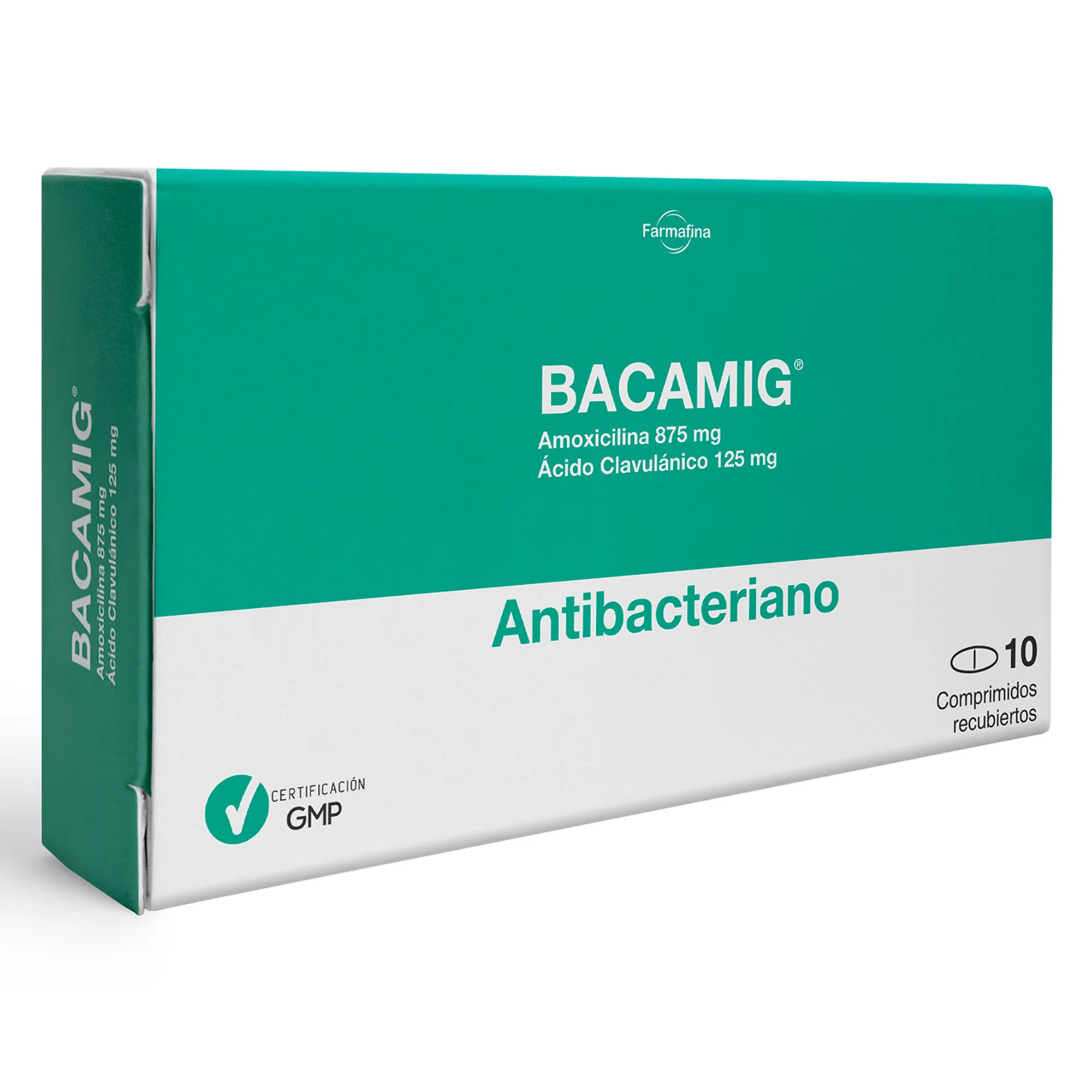 Bacamig Amoxicilina 875 Acido Clavulanico 125Mg X Comprimido - Image 2