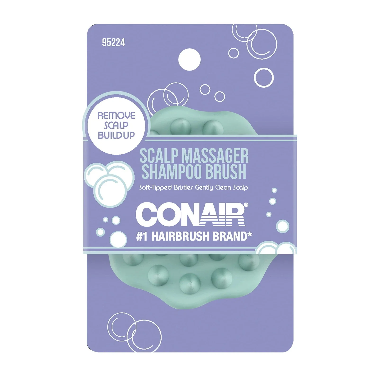 Cepillo Conair Masaje Cuero Cabelludo X Unidad