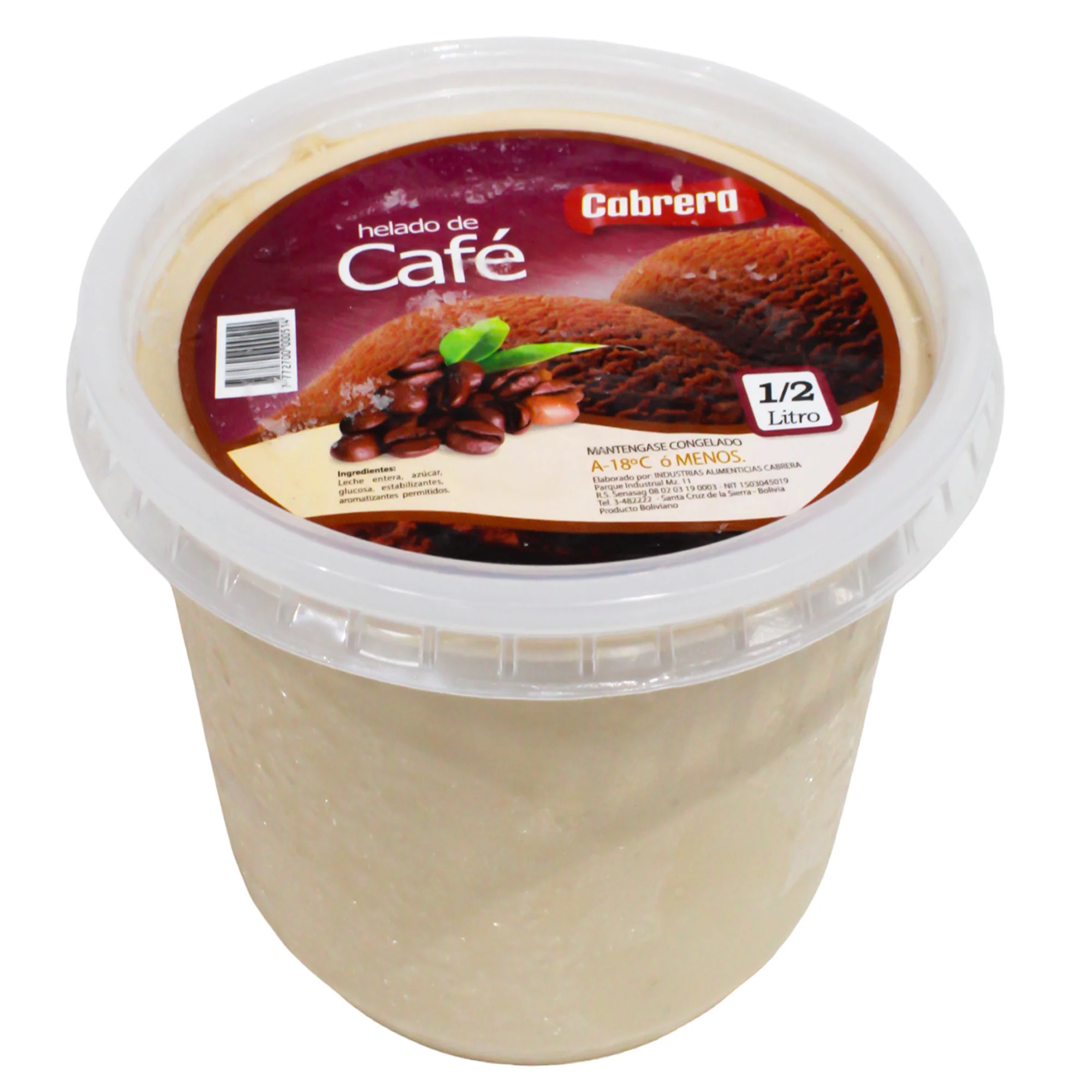Cabrera Helado De Cafe 1 2 Litro - Image 3