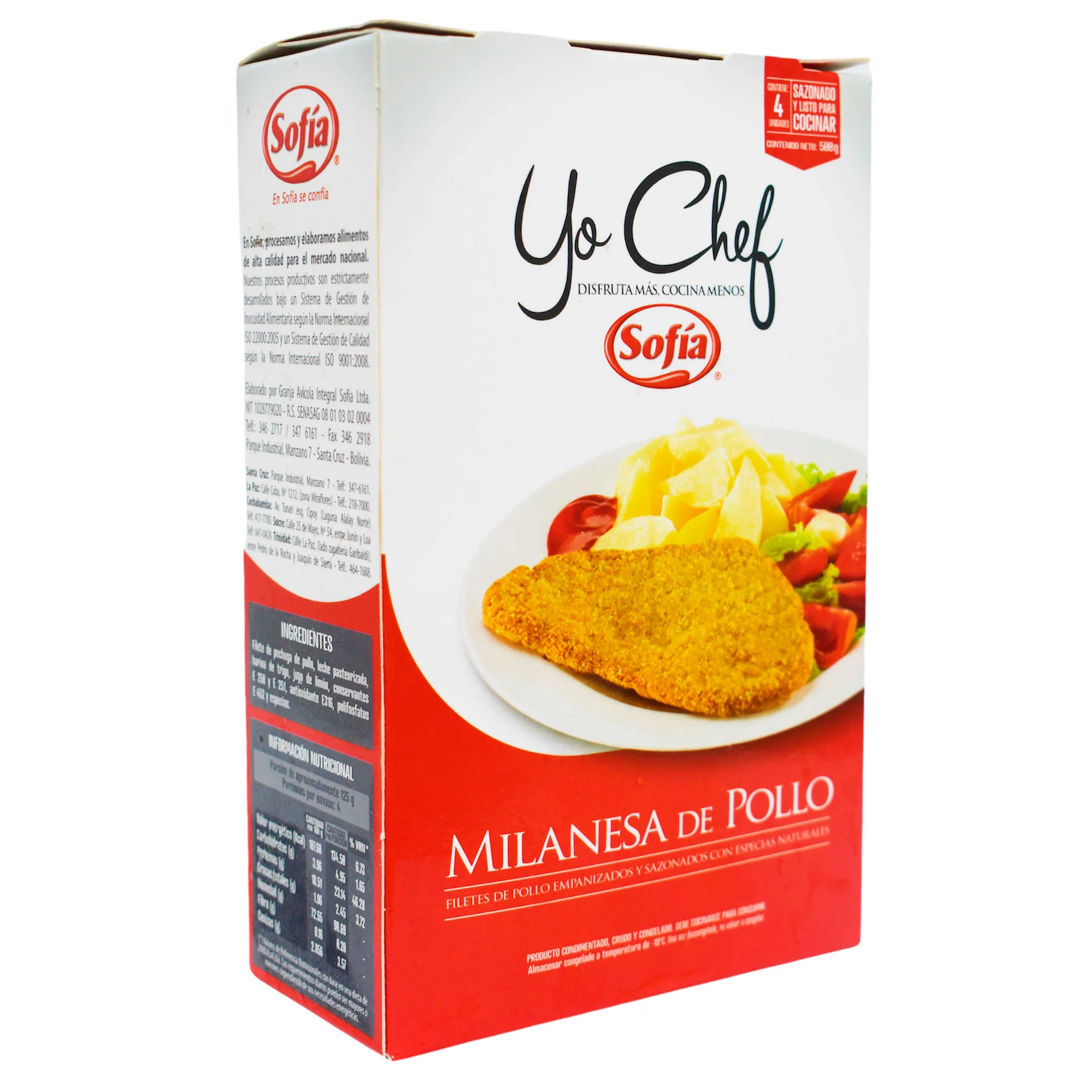 Milanesa De Pollo Sofía En Caja 4 Unidades - Image 2