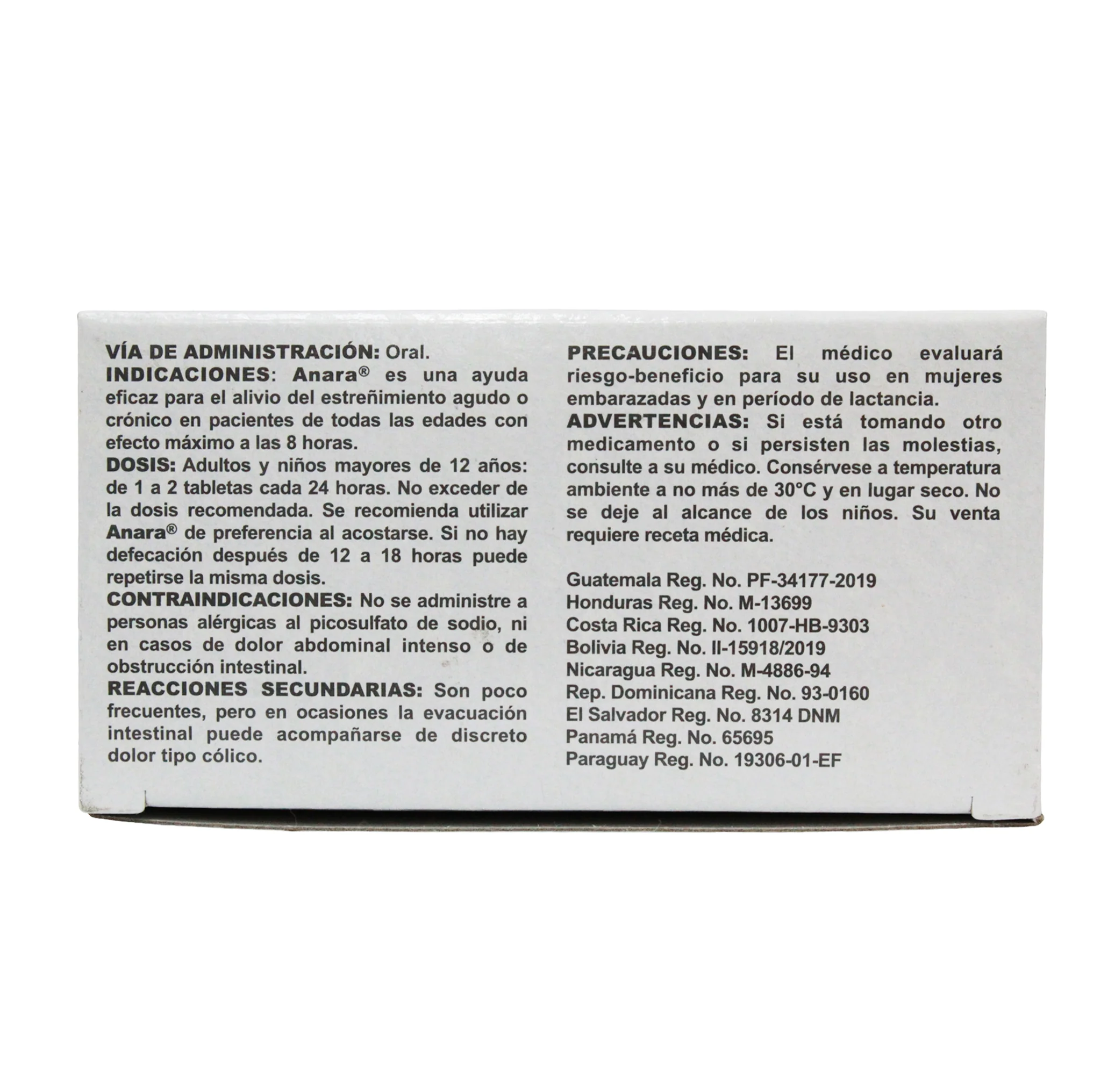 Anara 5Mg Picosulfato X Tableta - Image 5