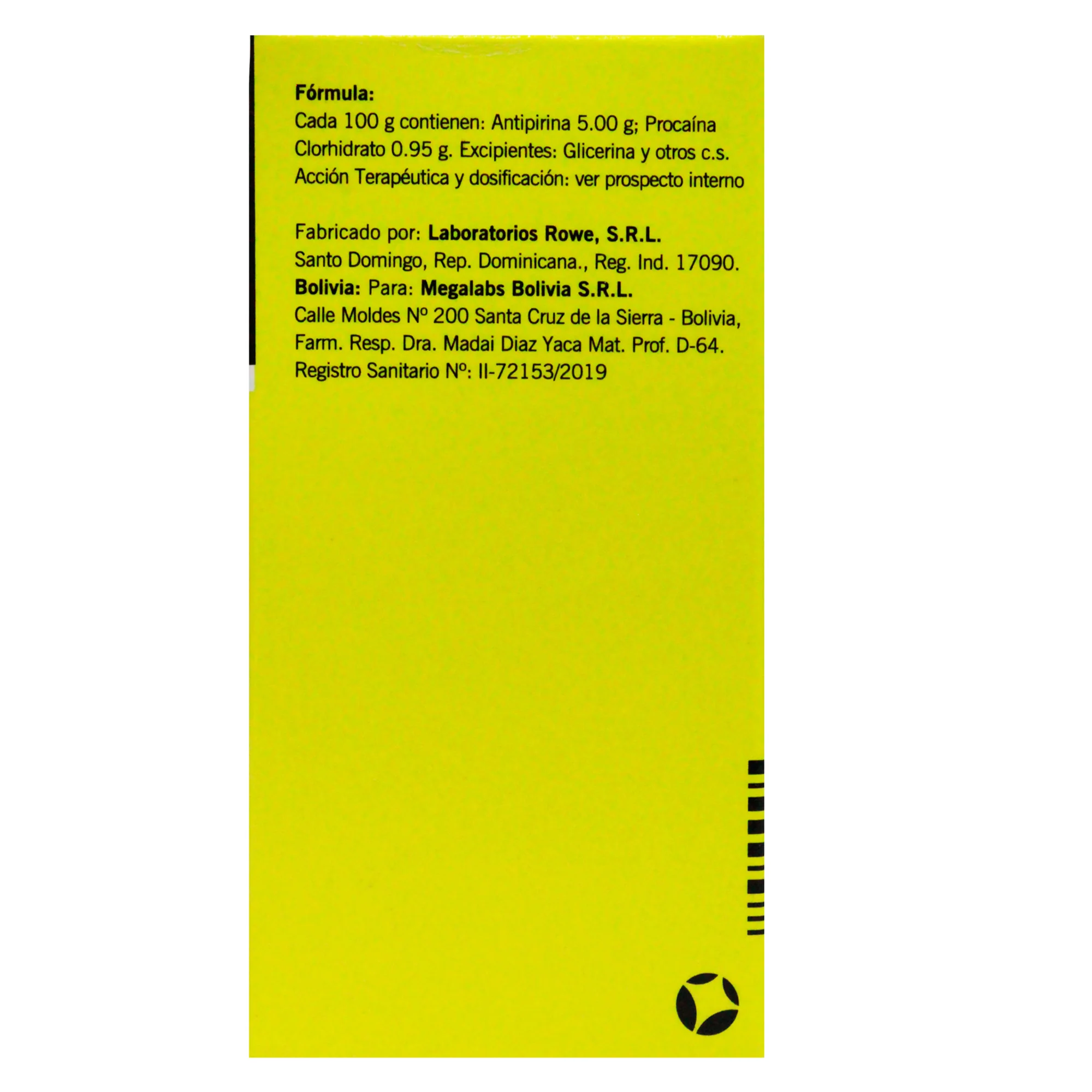Otalex Gotas Otica X 10Ml Procaina Fenildimetilpir - Image 2