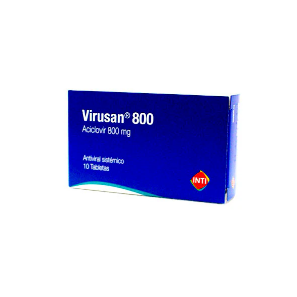 Virusan 800Mg Aciclovir X Tableta