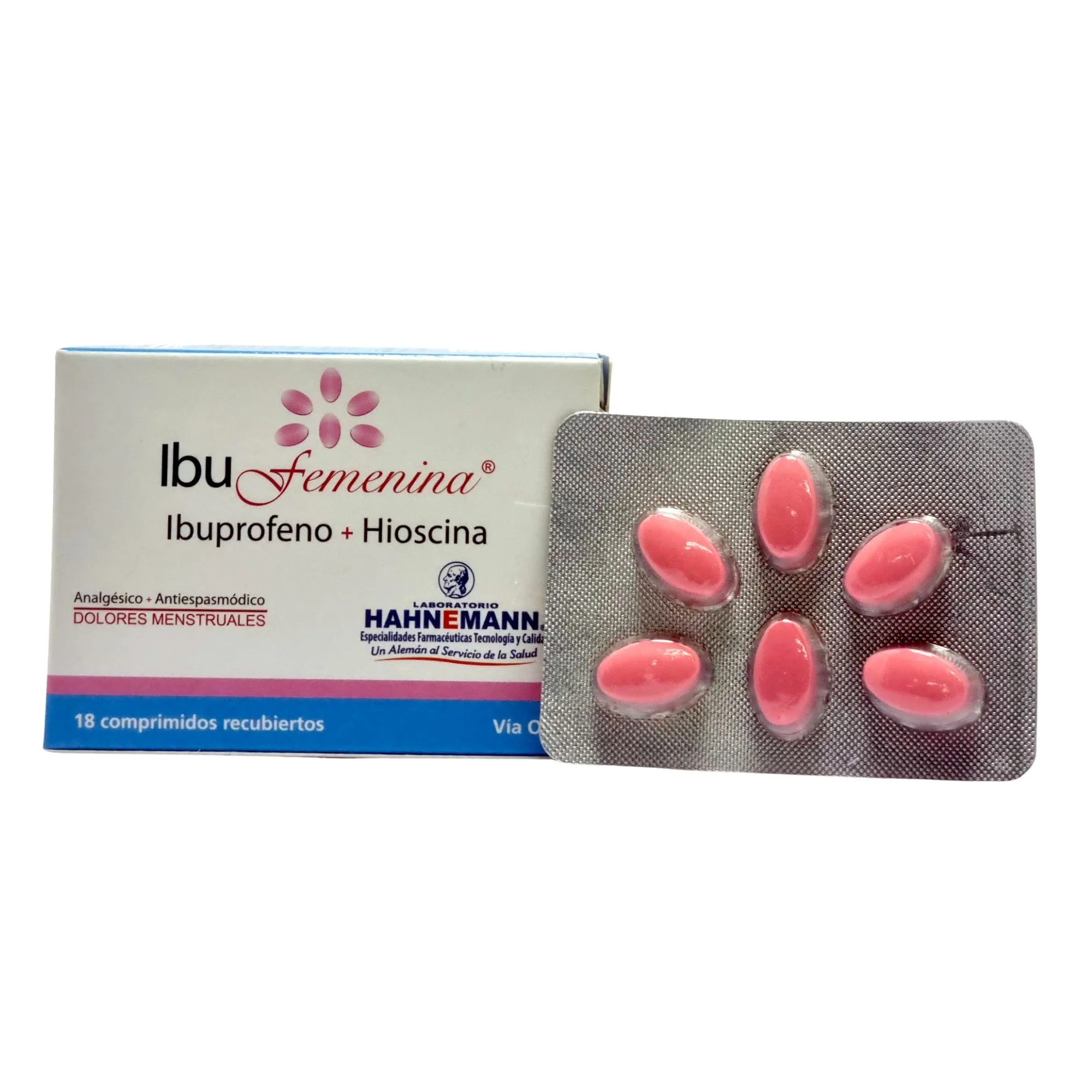 Ibu Femenina Butil Bromuro De Hioscina 10Mg Y Ibuprofeno 400Mg X Tableta