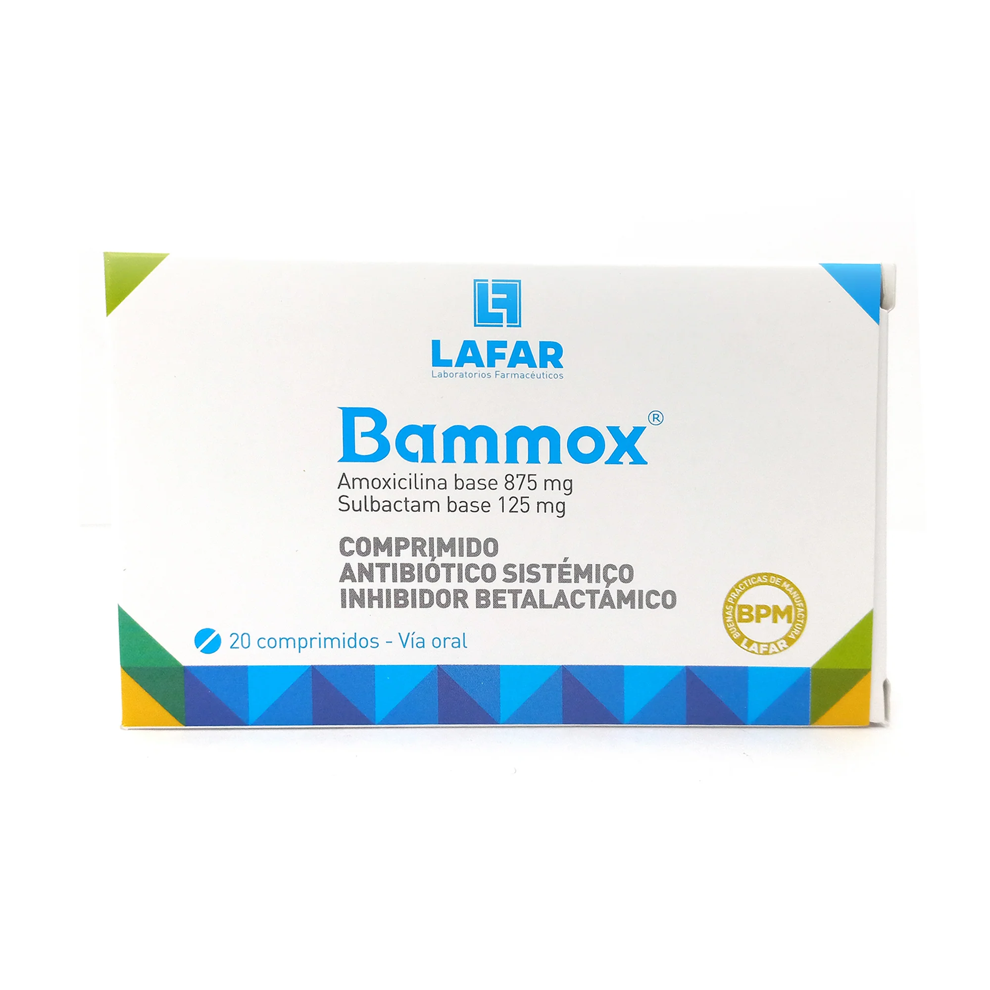 Bammox Amoxicilina 875Mg Y Sulbactam 125Mg X Tableta