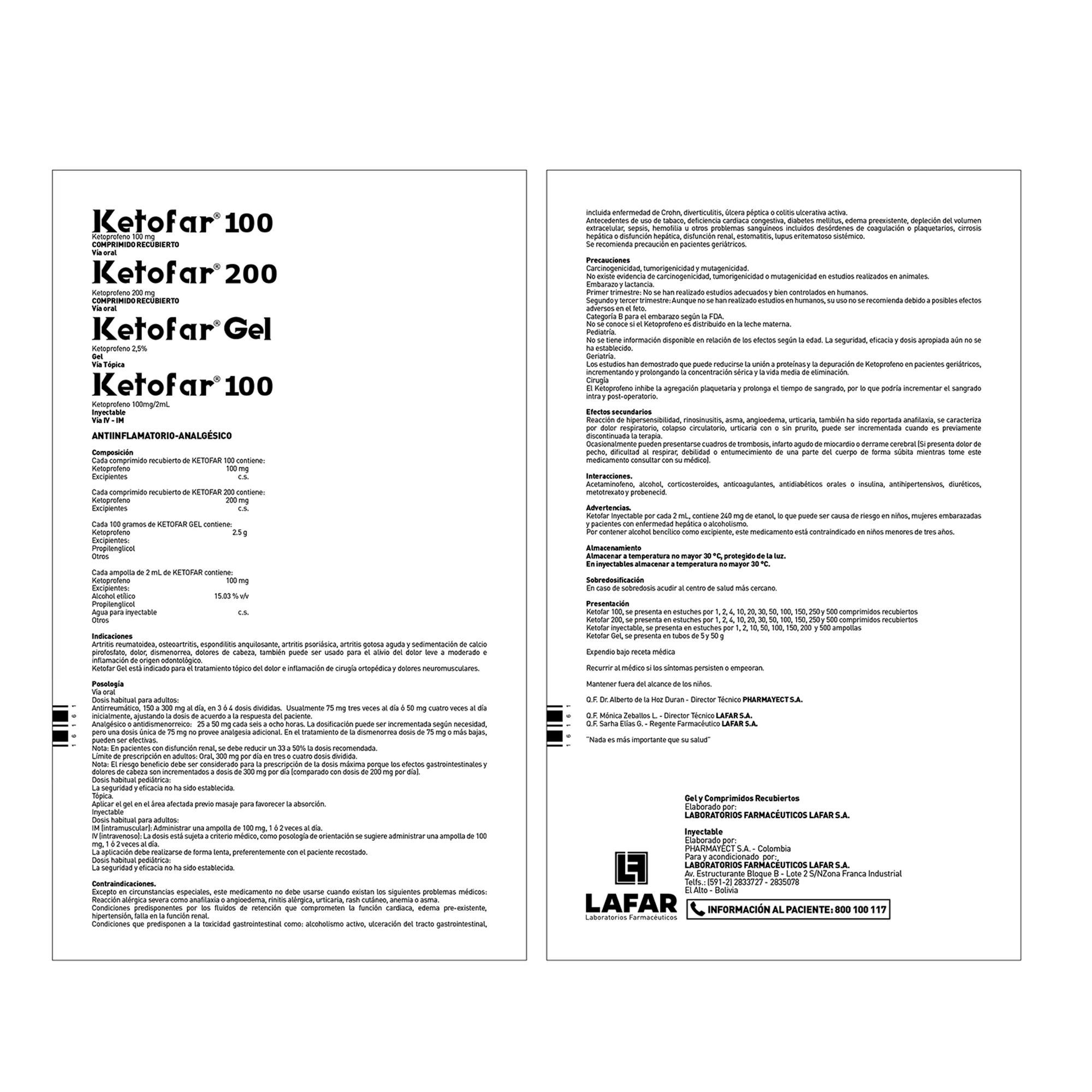 Ketofar 200 Ketoprofeno 200Mg X Tableta - Image 3