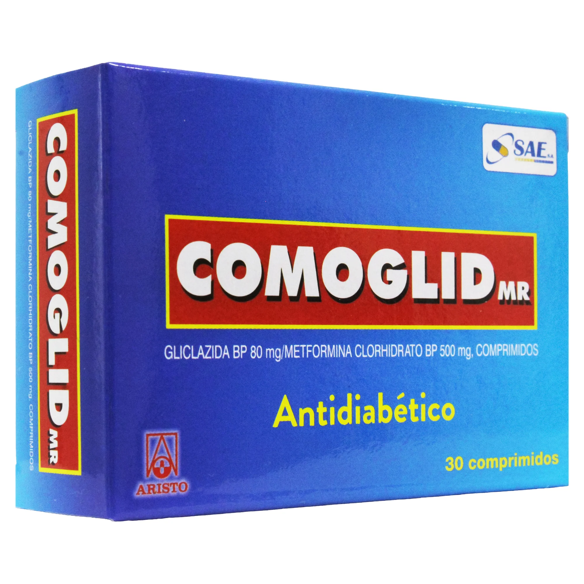 Comoglid Glicazida 80Mg Y Metformina Clorhidrato 500Mg X Tableta - Image 2