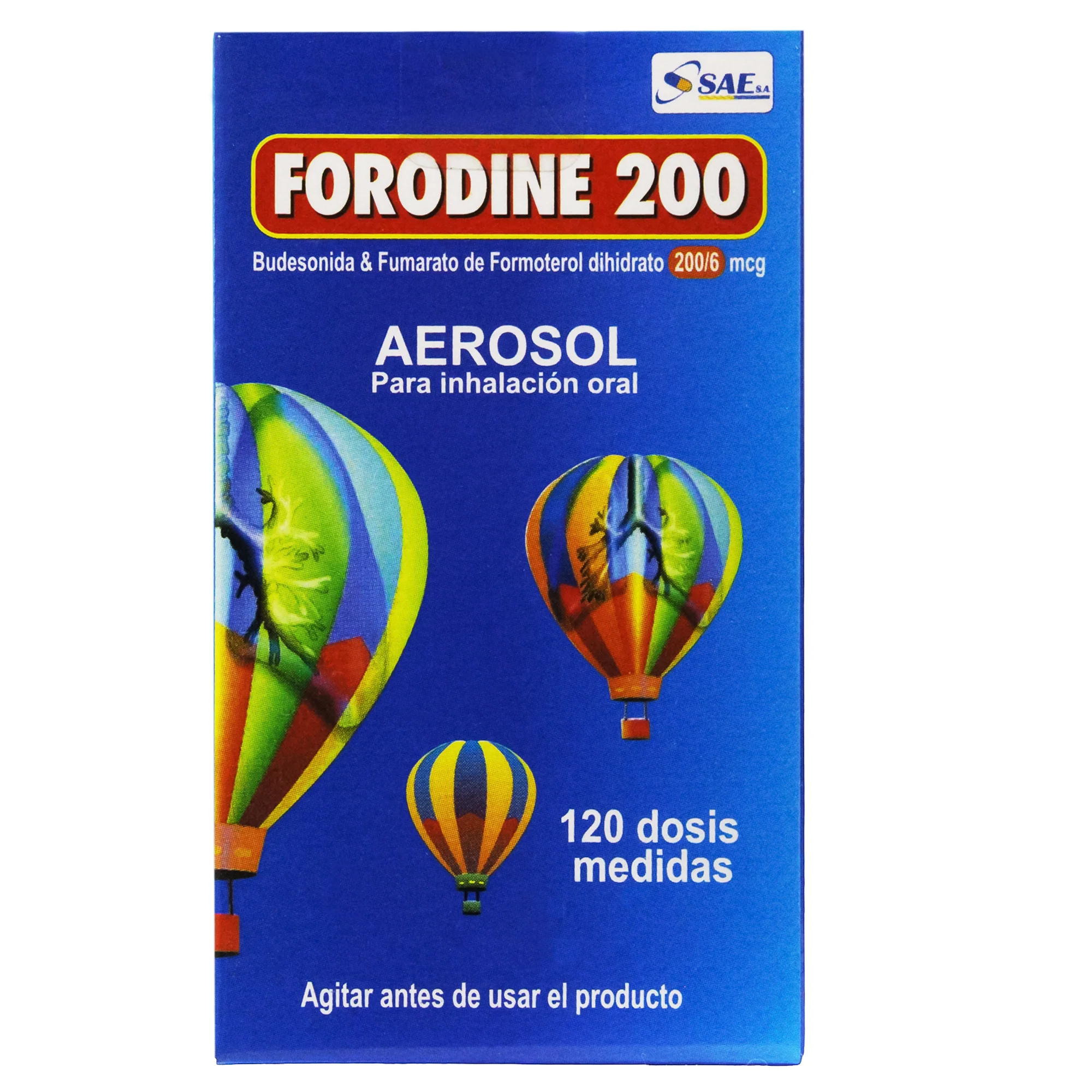 Forodine 200Mcg Aerox120 Dosis Budesonida Formoter - Image 5
