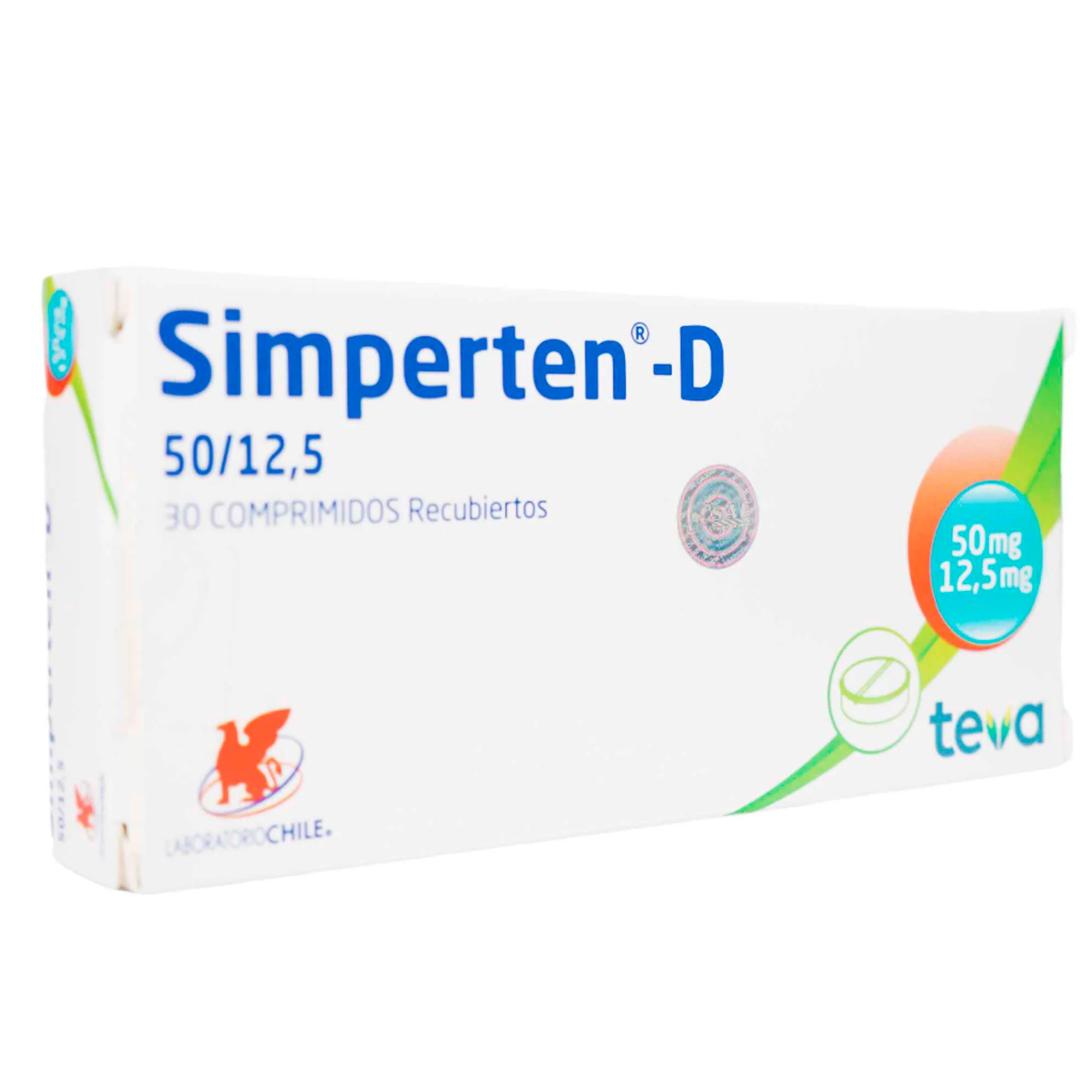 Simperten D Losartan 50Mg Y Hidroclorotiazida 12.5Mg X Tableta - Image 4