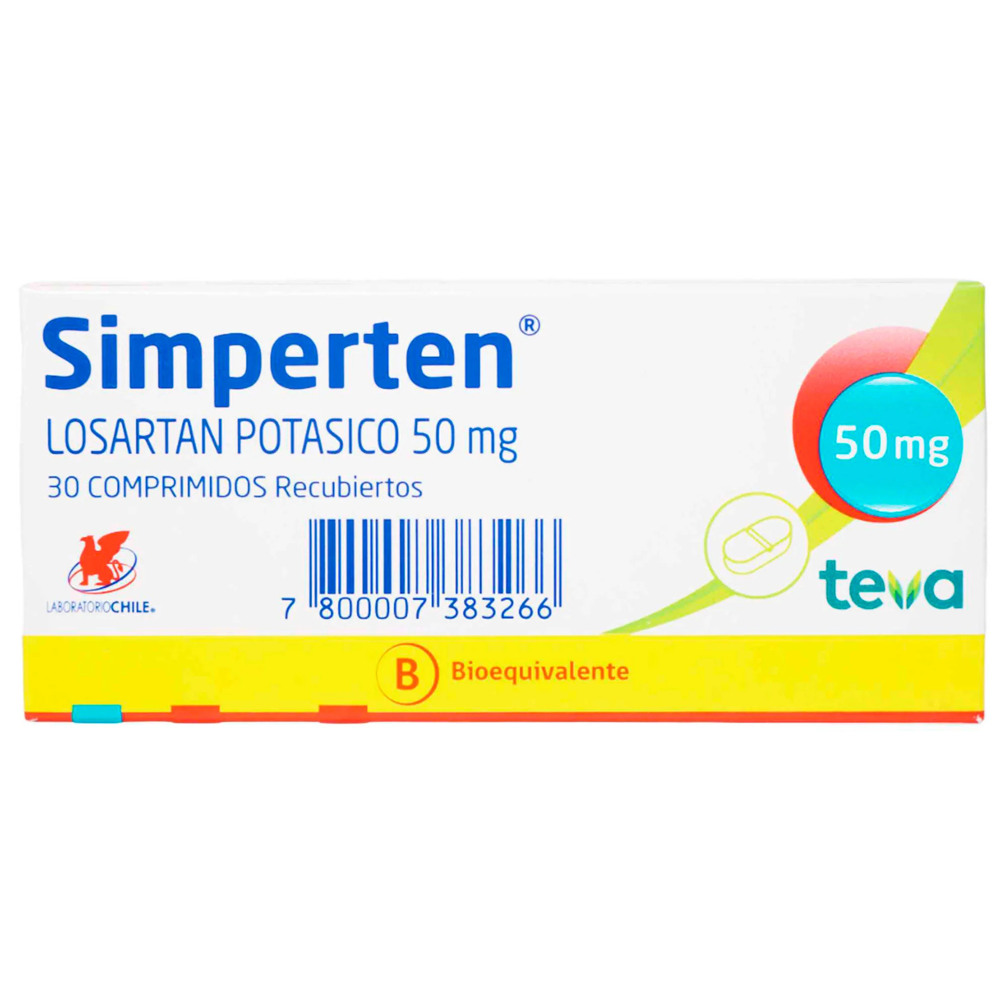 Simperten Losartan Potasico 50Mg X Tableta - Image 3