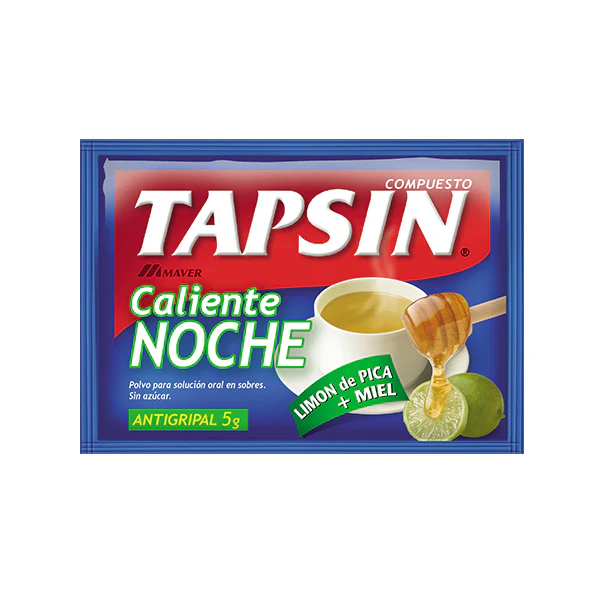 Tapsin Compuesto Caliente Noche Limon /Miel X Sobre