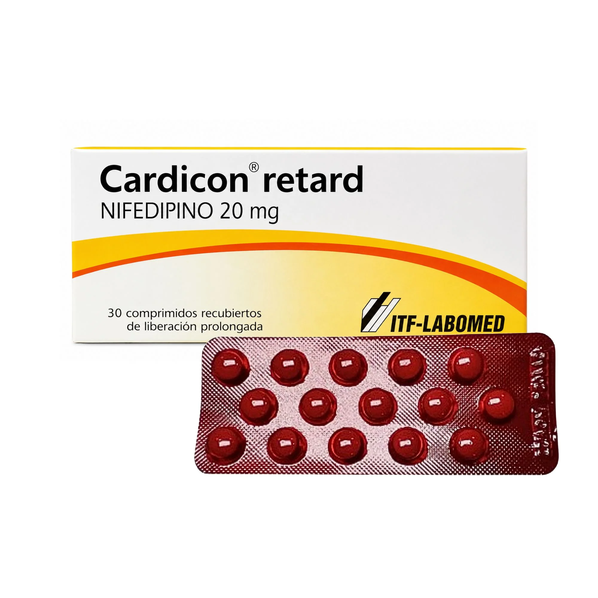 Cardicon Retard Nifedipino 20Mg X Comprimido - Image 2