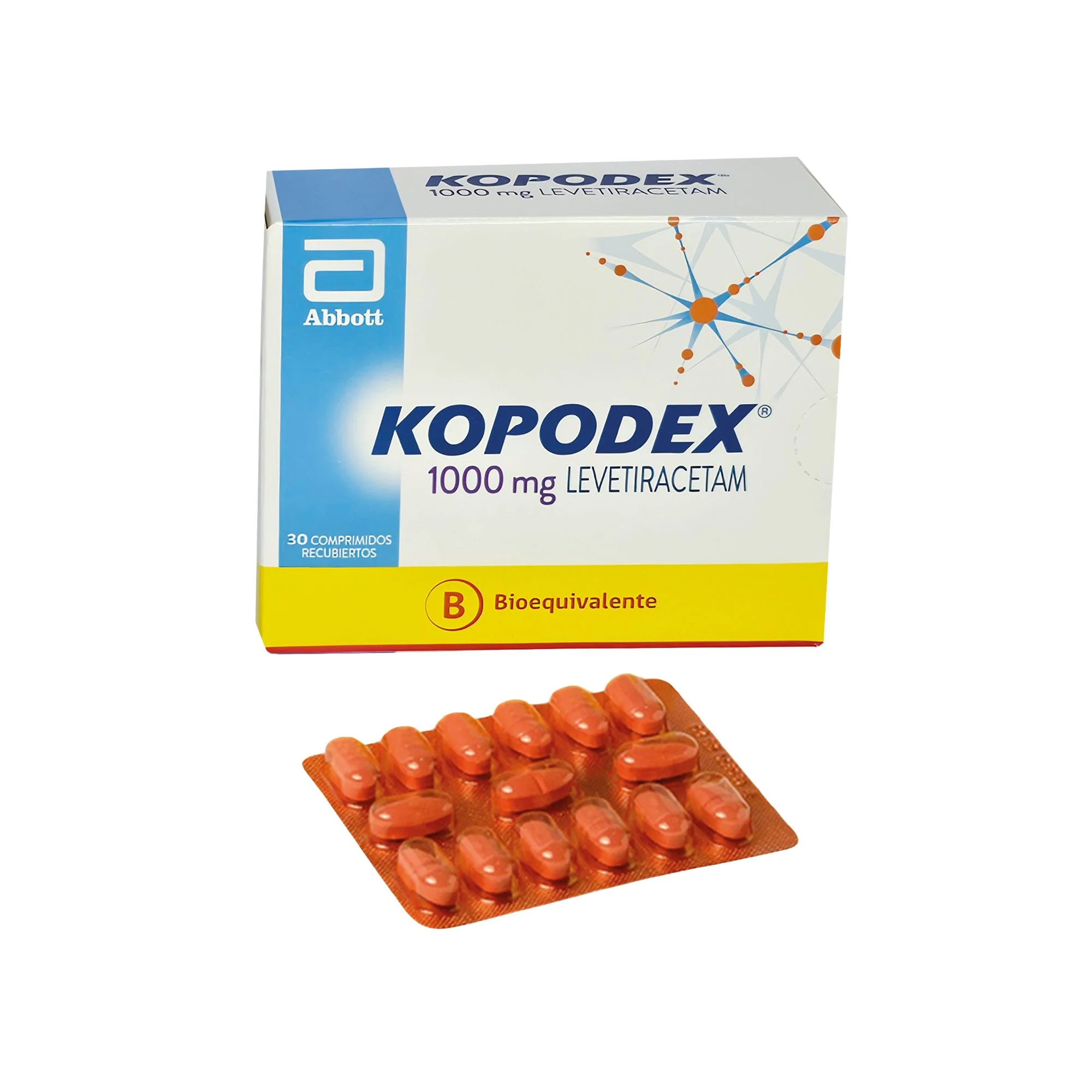 Kopodex Levetiracetam 1000Mg X Comprimido
