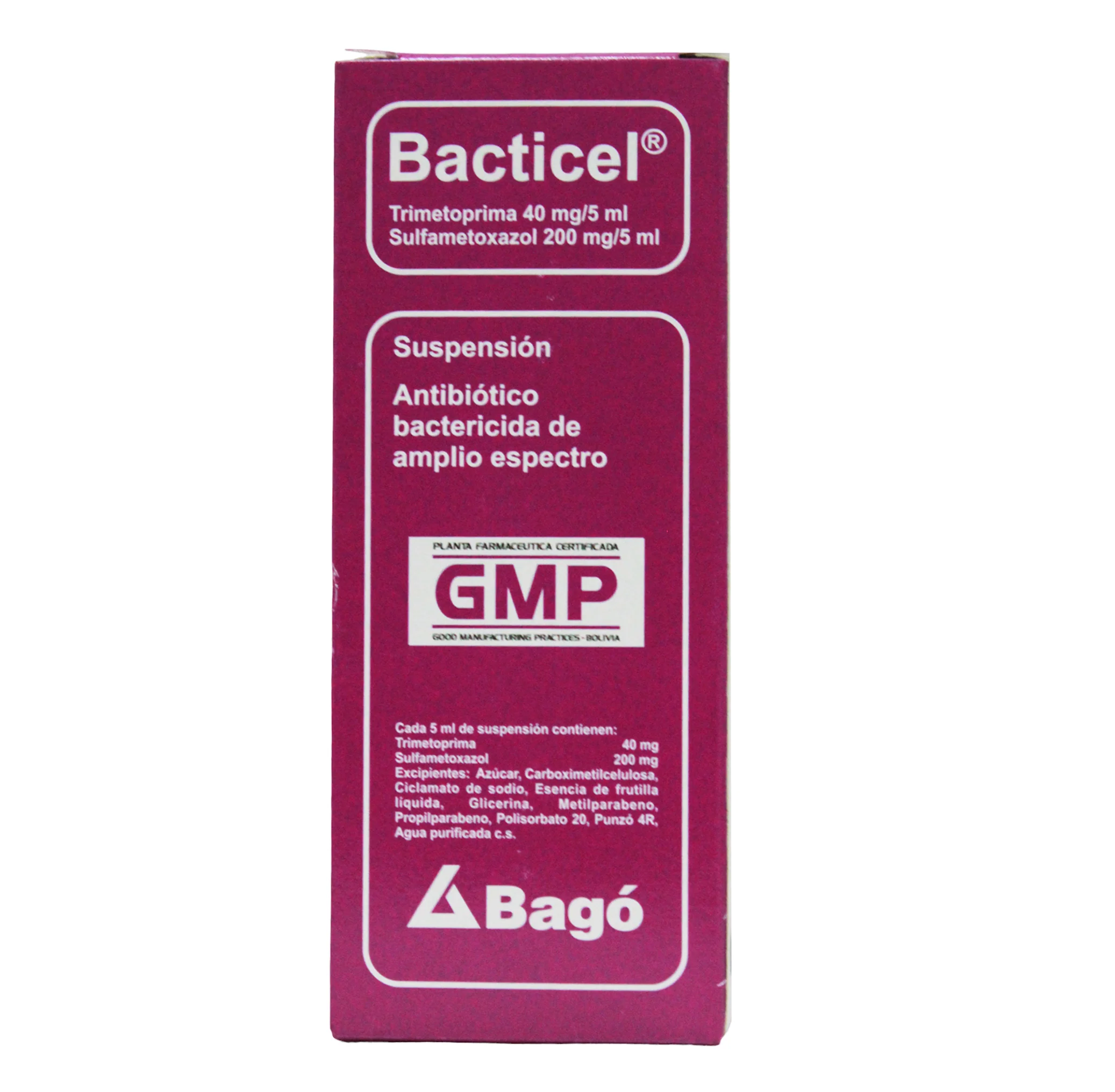 Bacticel Susp X 100Ml Sulfametoxazol Trimetoprim - Image 3