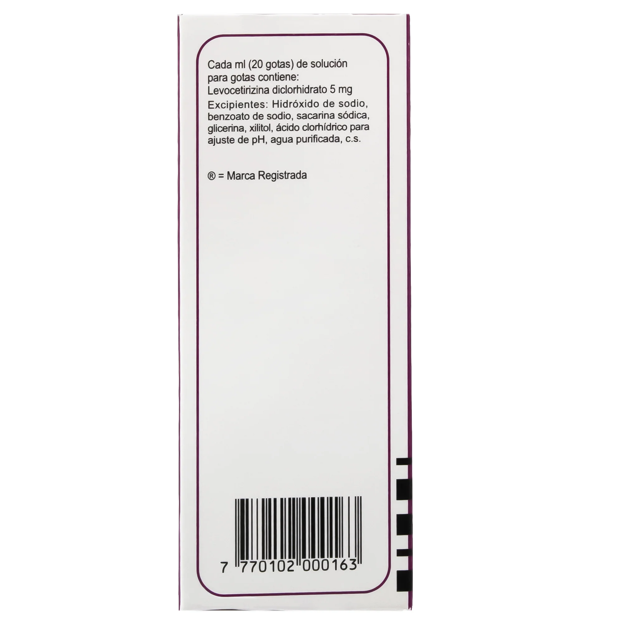 Degraler 5Mg Gotas X 15Ml Levocetirizina - Image 4