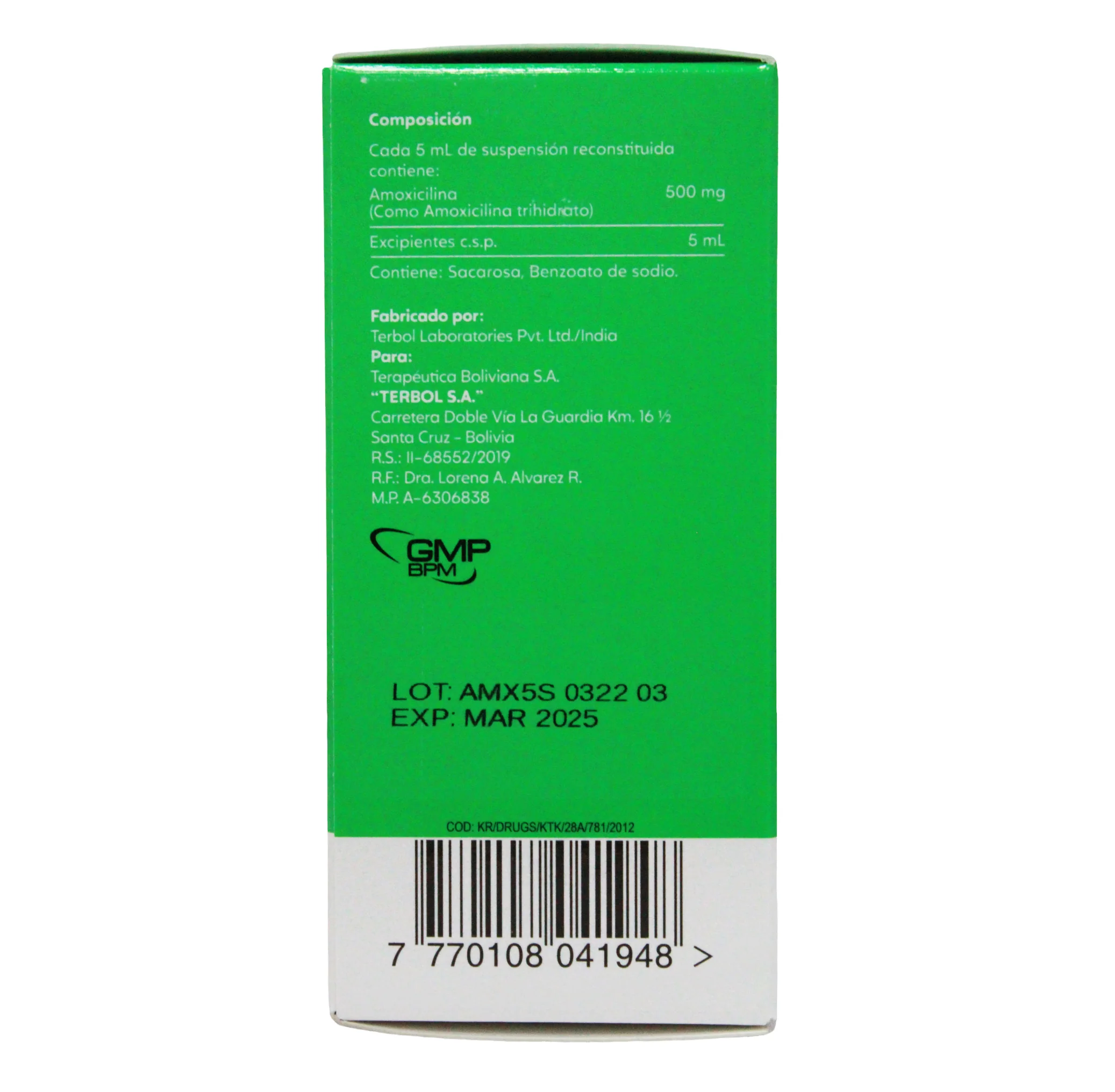 Moxilin Amoxicilina 500Mg 5Ml X 60Ml - Image 3
