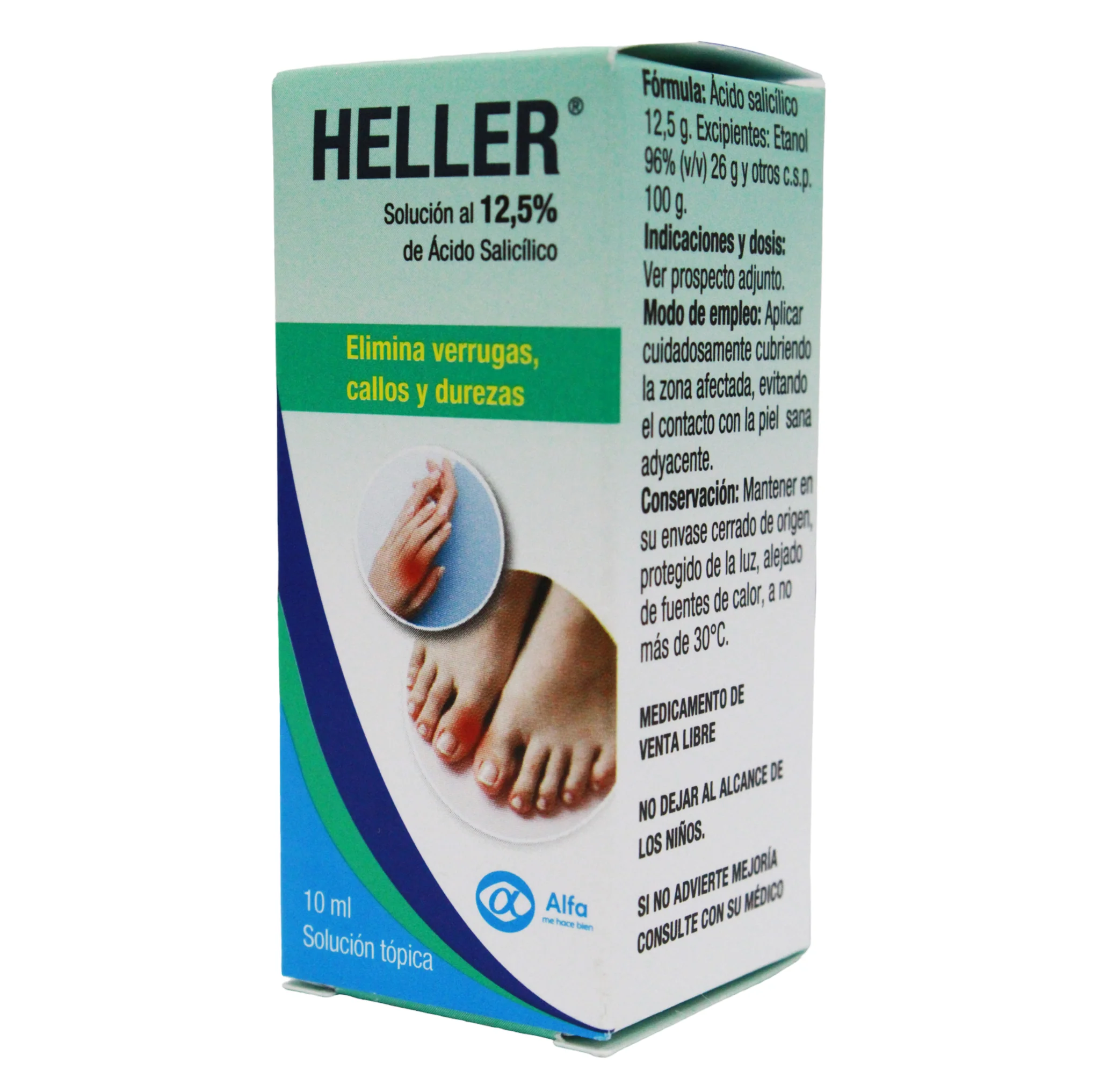 Callicida Heller 12.5% Sol Topica X 10Ml - Image 2