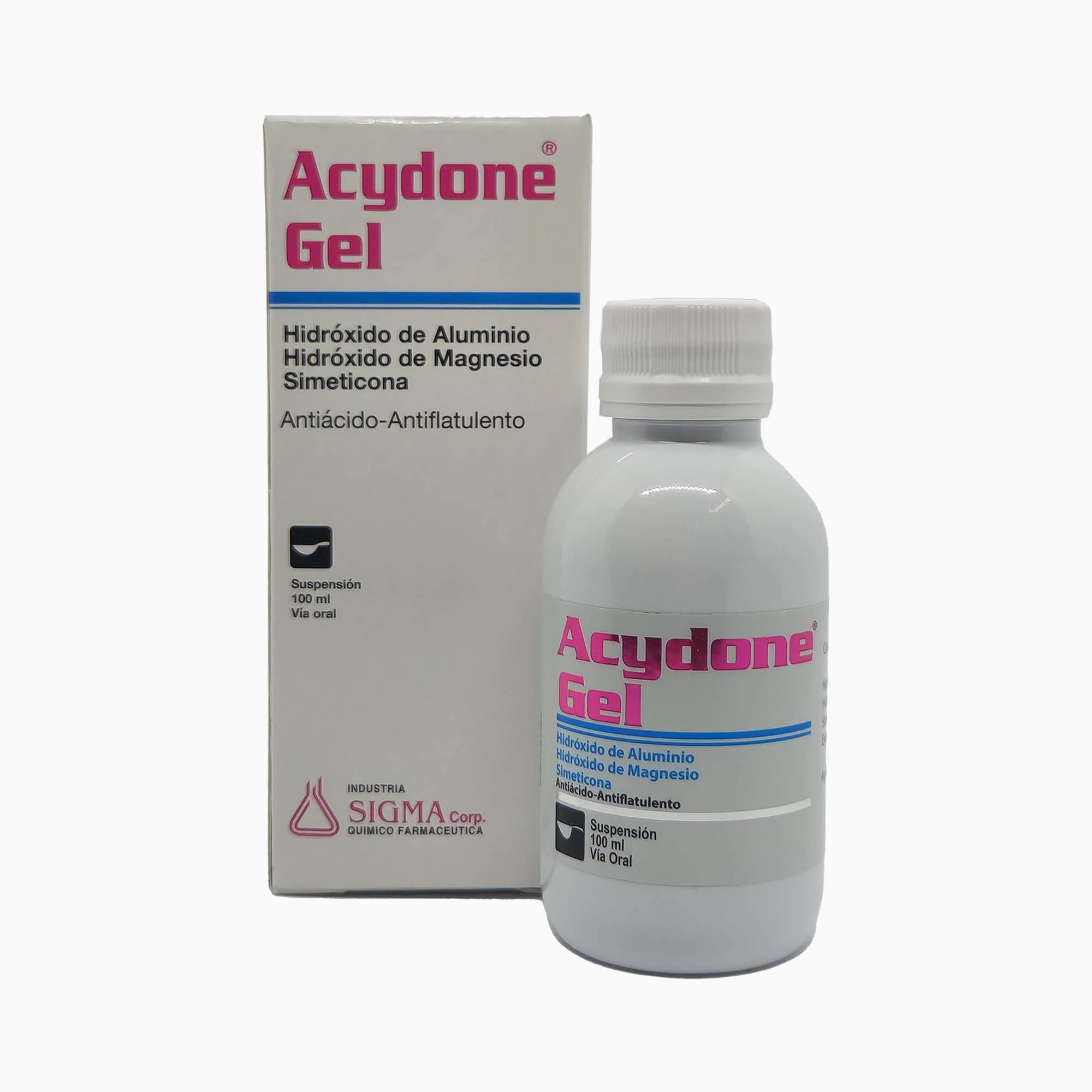 Acydone Gel Suspension Hidroxido Aluminio Magnesio X 100Ml