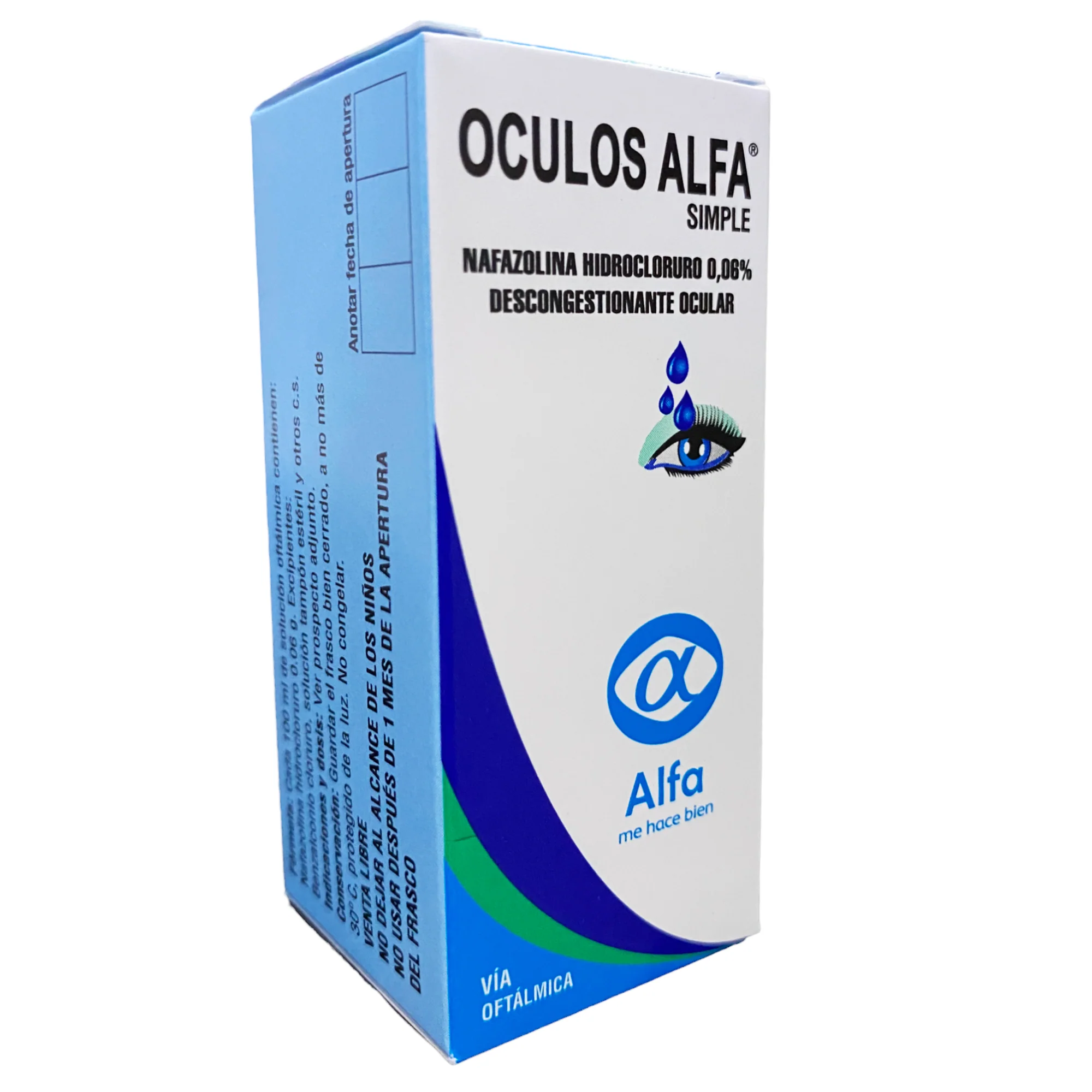 Oculos Alfa Simple 0.06% Nafazolina Colirio X 15Ml - Image 2