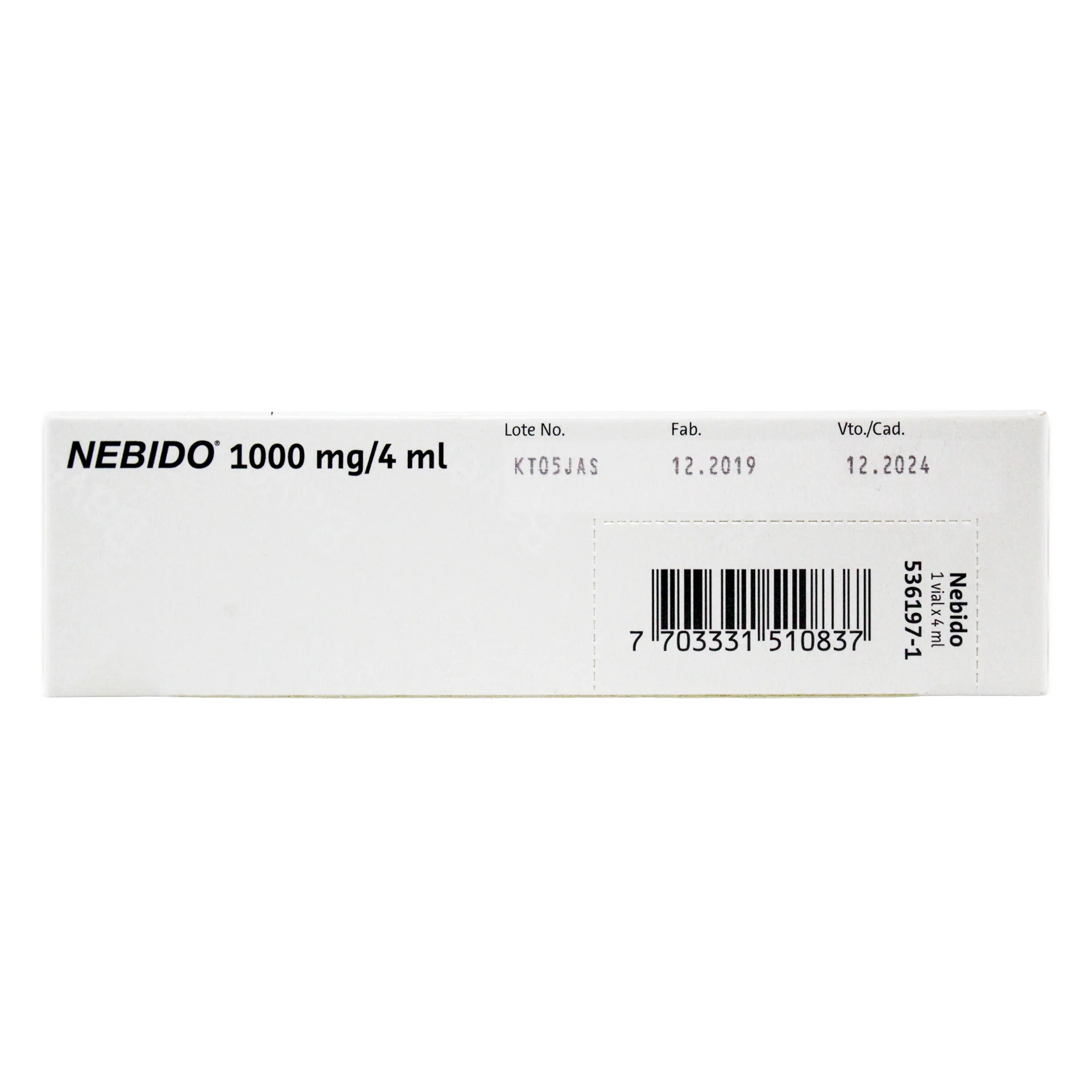 Nebido Undecanoato De Testosterona 1000Mg Y 4Ml X Ampolla - Image 3