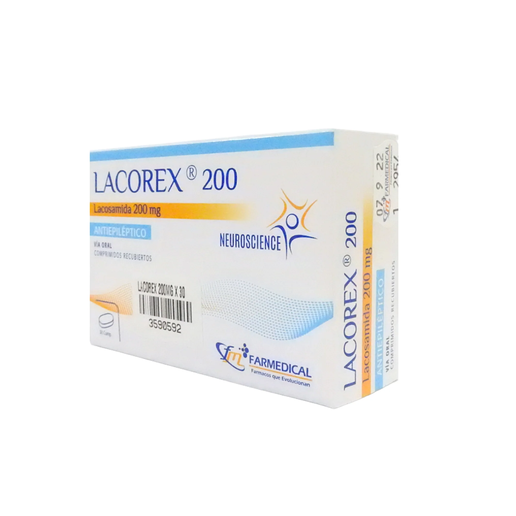 Lacorex 200Mg X 30 Comp Lacosamida - Image 2