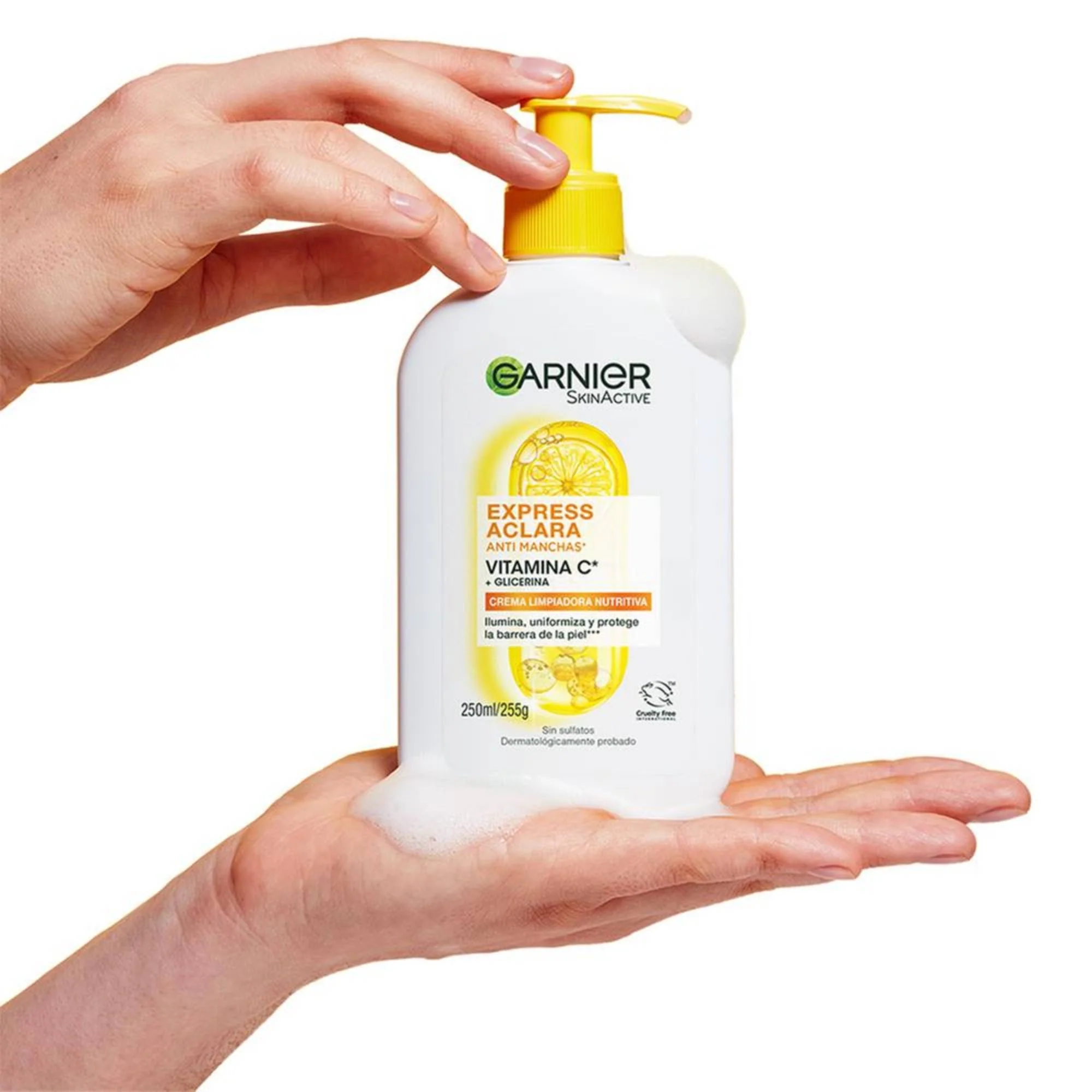 Desmaquillante Bifásico Garnier Skin Active Express Aclarante Anti-Manchas X 250 Ml - Image 3