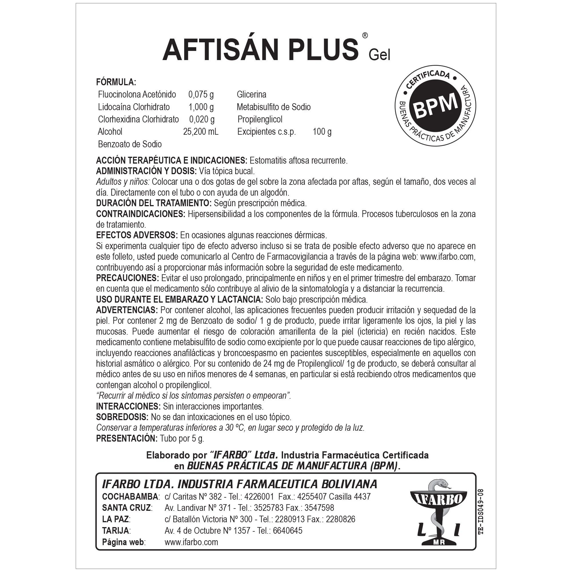 Aftisan Plus Gel X 5G - Image 3