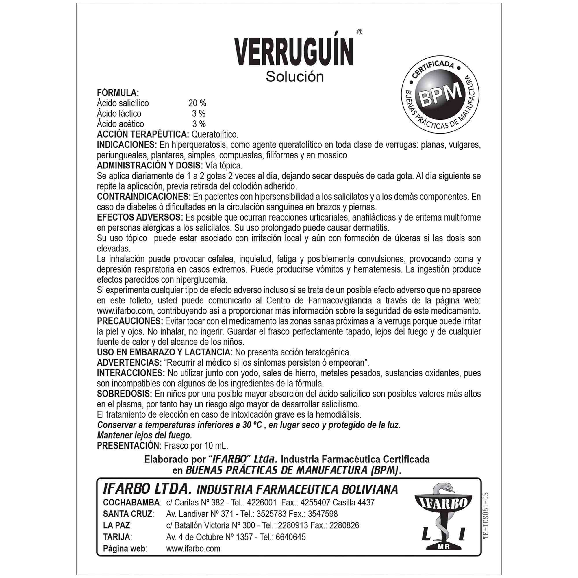 Verruguin Sol Topica X 10Ml - Image 3