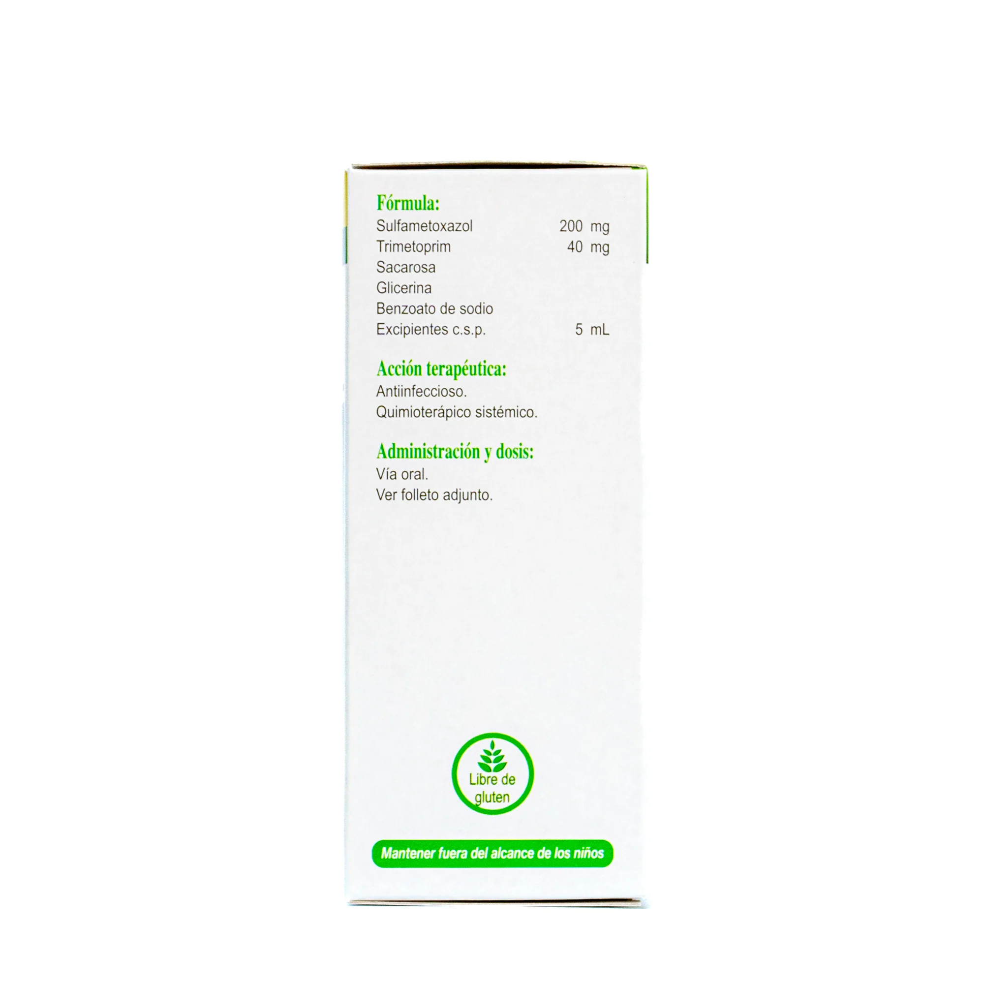 Diactrin Sulfametoxazol 200Mg Trimetoprim 40Mg Suspensión X 100Ml - Image 2
