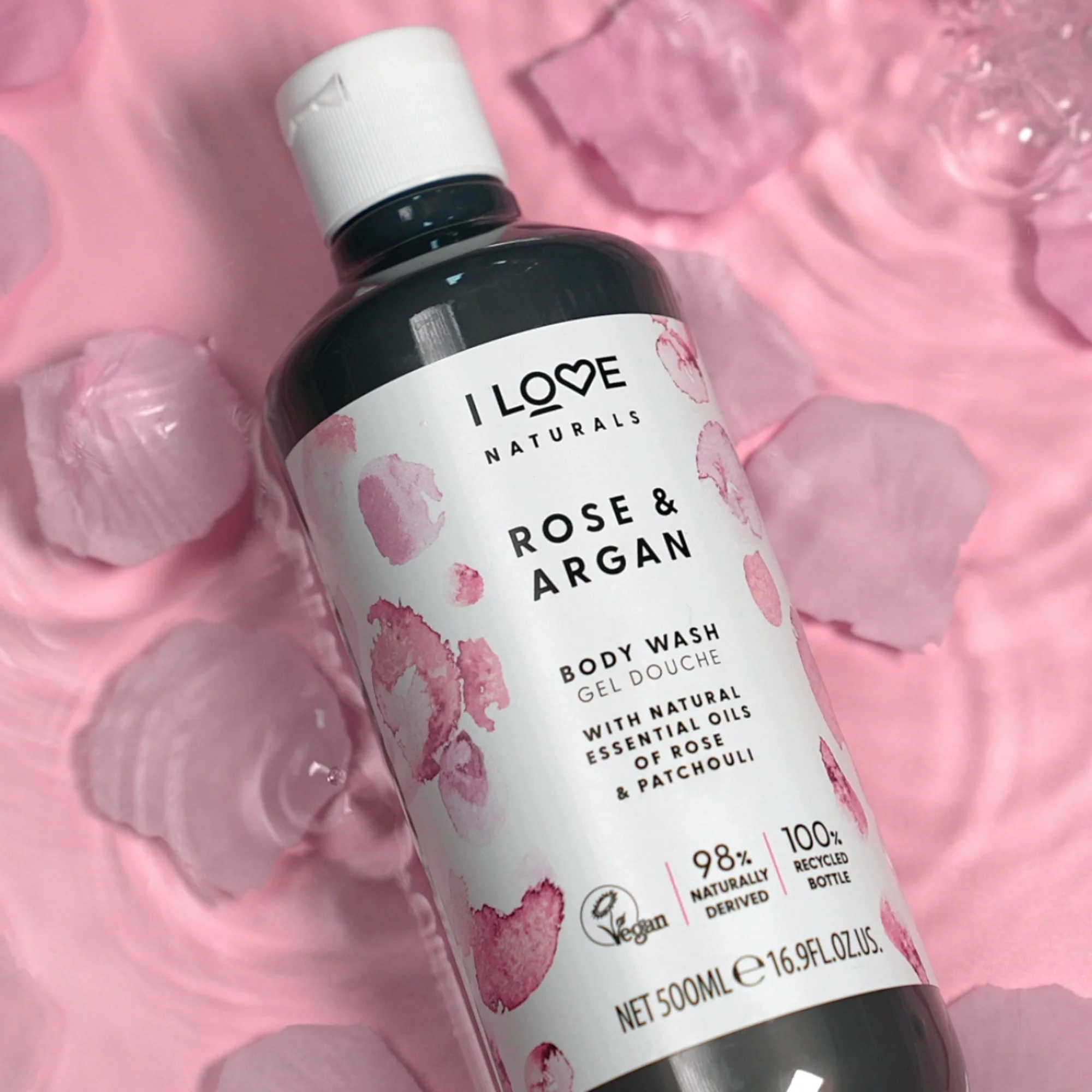 Gel De Baño Corporal I Love Naturals Rose Y Argan X 500Ml - Image 3