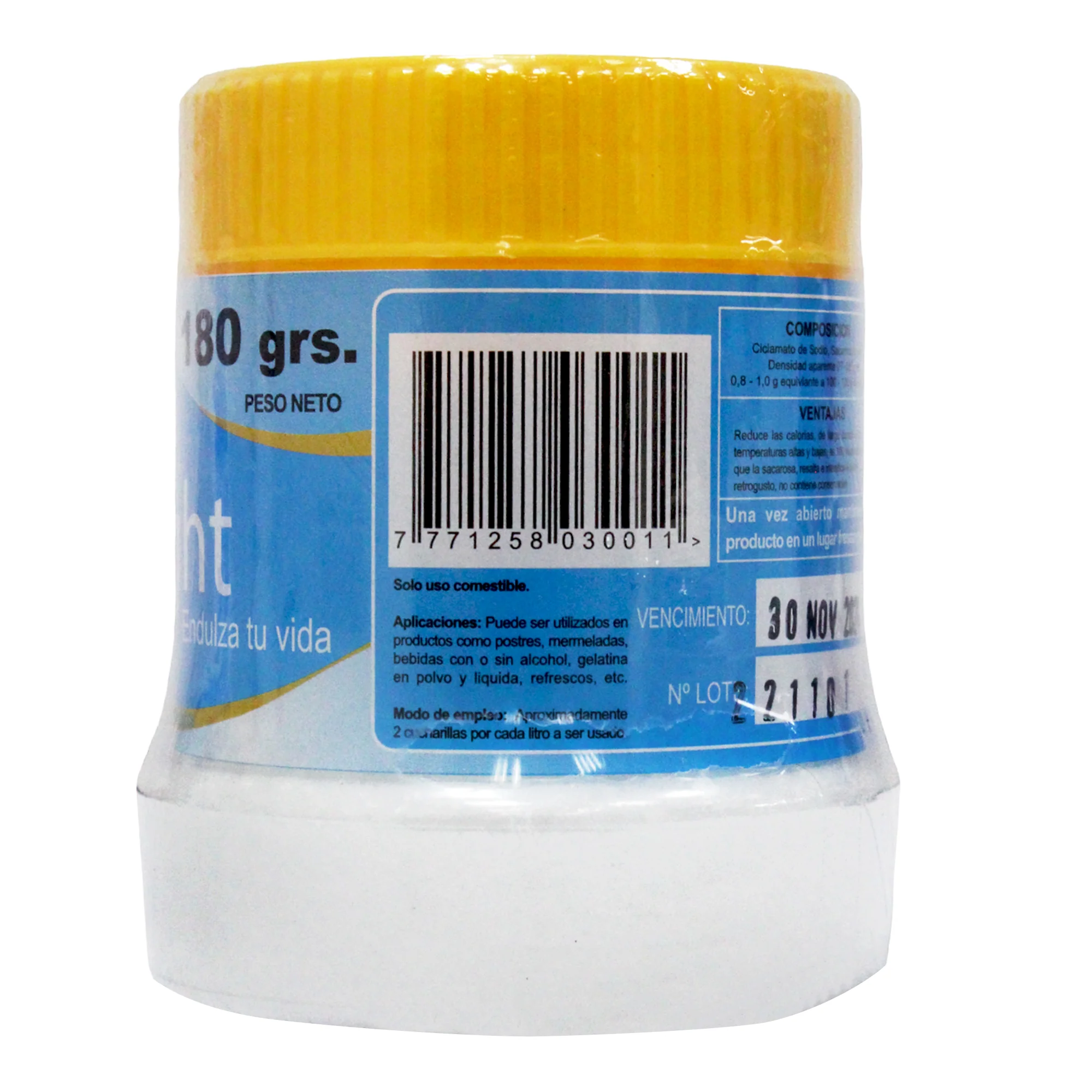 Endulzante D Light Edulcorante Ideal Para Dietas Y Diabéticos X 180G - Image 3