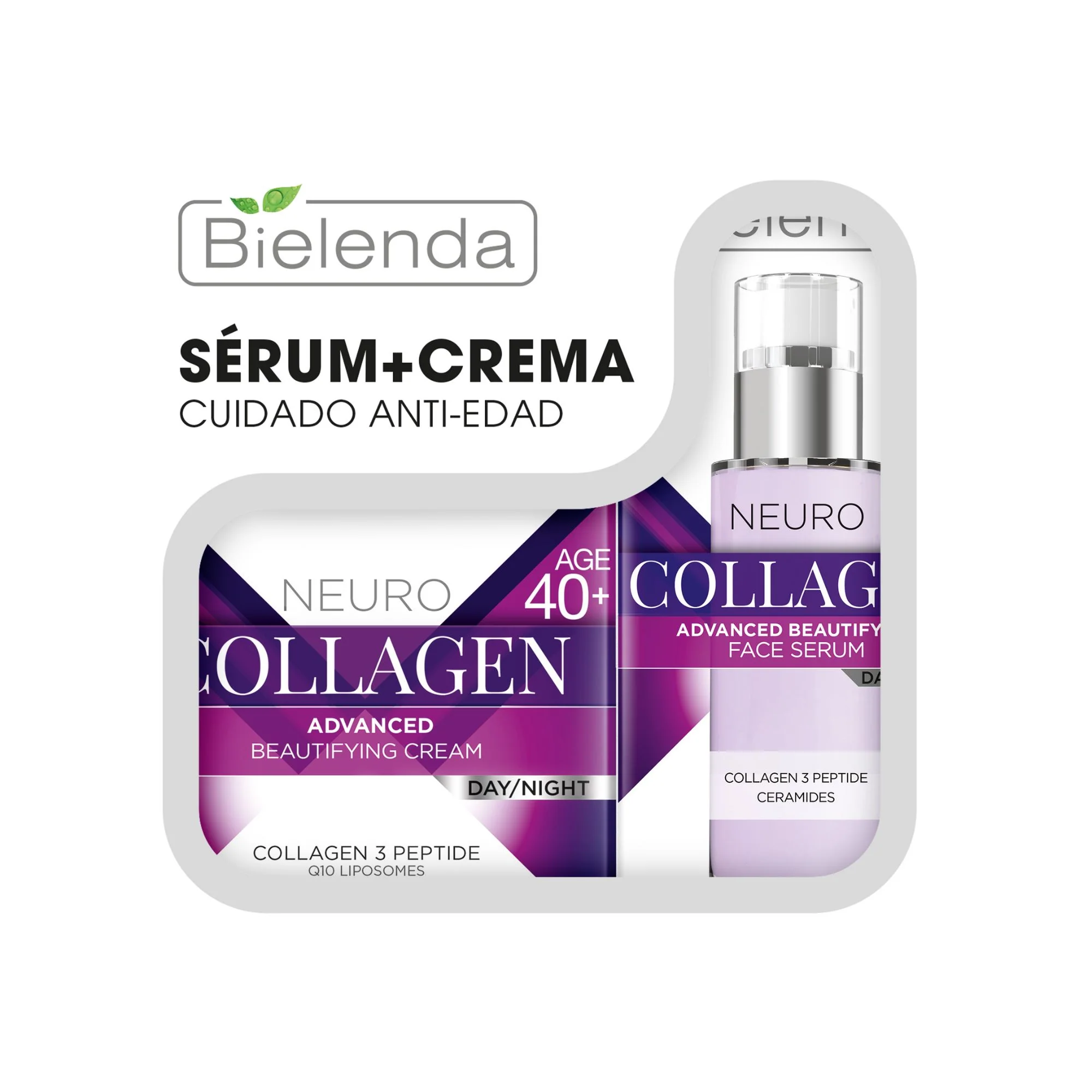 Pack Bielenda Neuro Collagen Crema + Serum Anti-Edad - Image 2