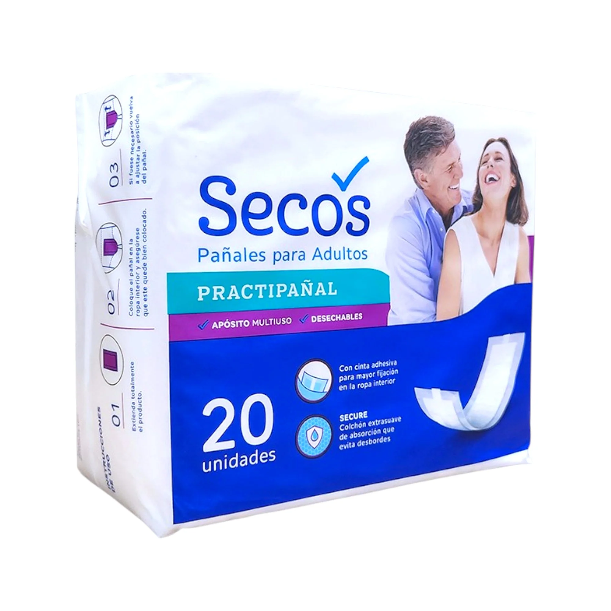 Pañal Secos Practipanal Unisex Para Adulto X 20 Unidades - Image 2