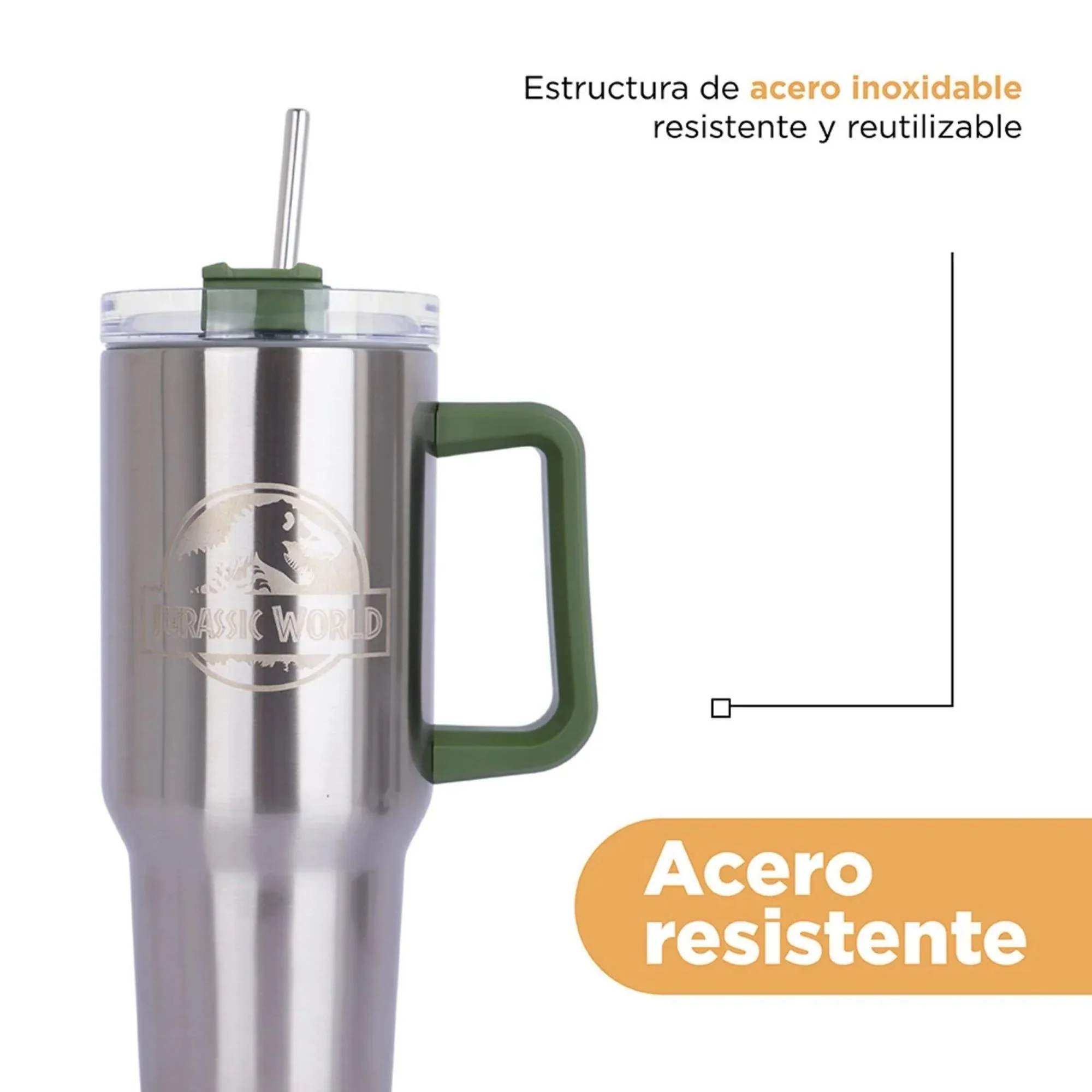 Botella Miniso Jurassic World De Doble Pared X 1200Ml - Image 2