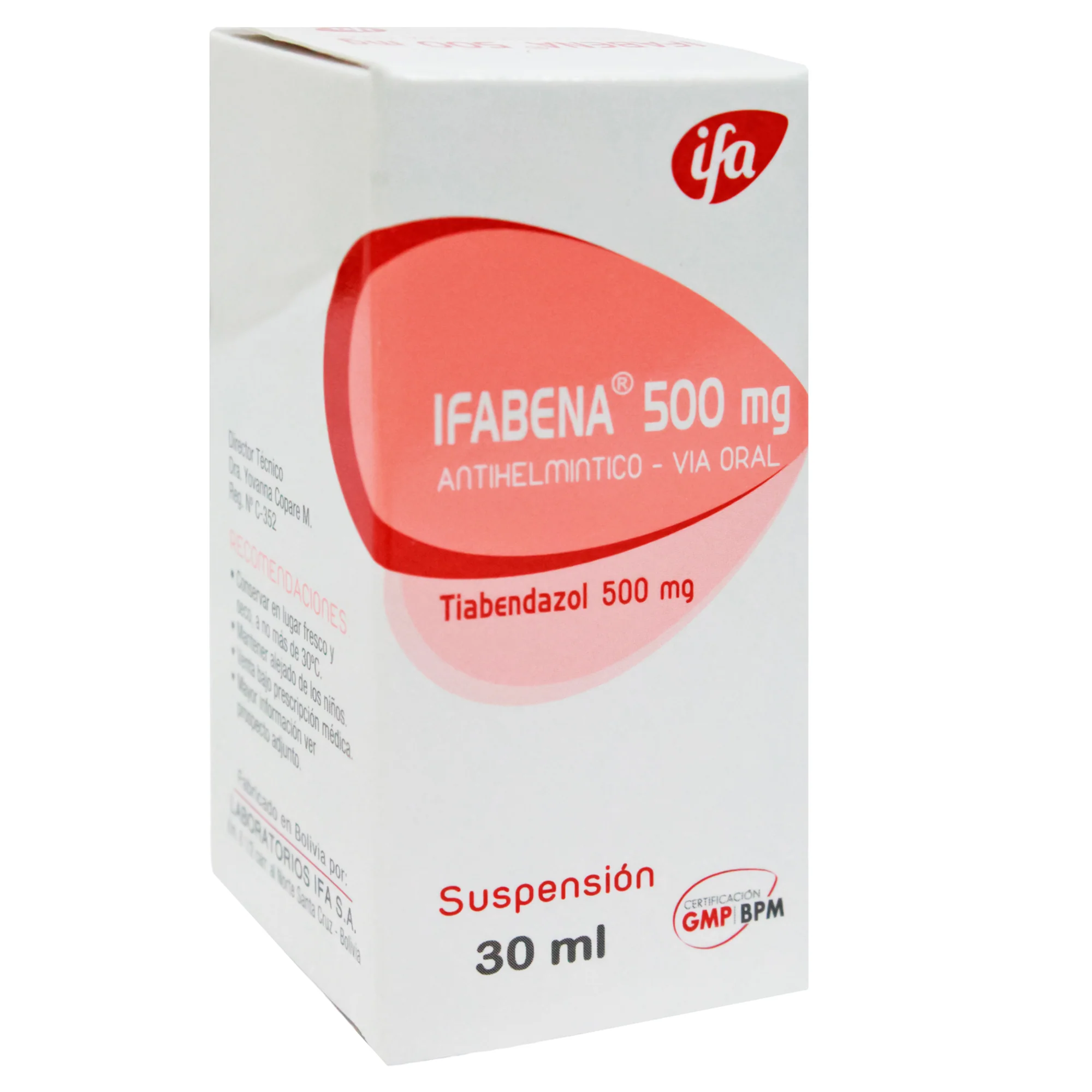 Ifabena 500Mg 5Ml Susp X 30Ml Tiabendazol - Image 2