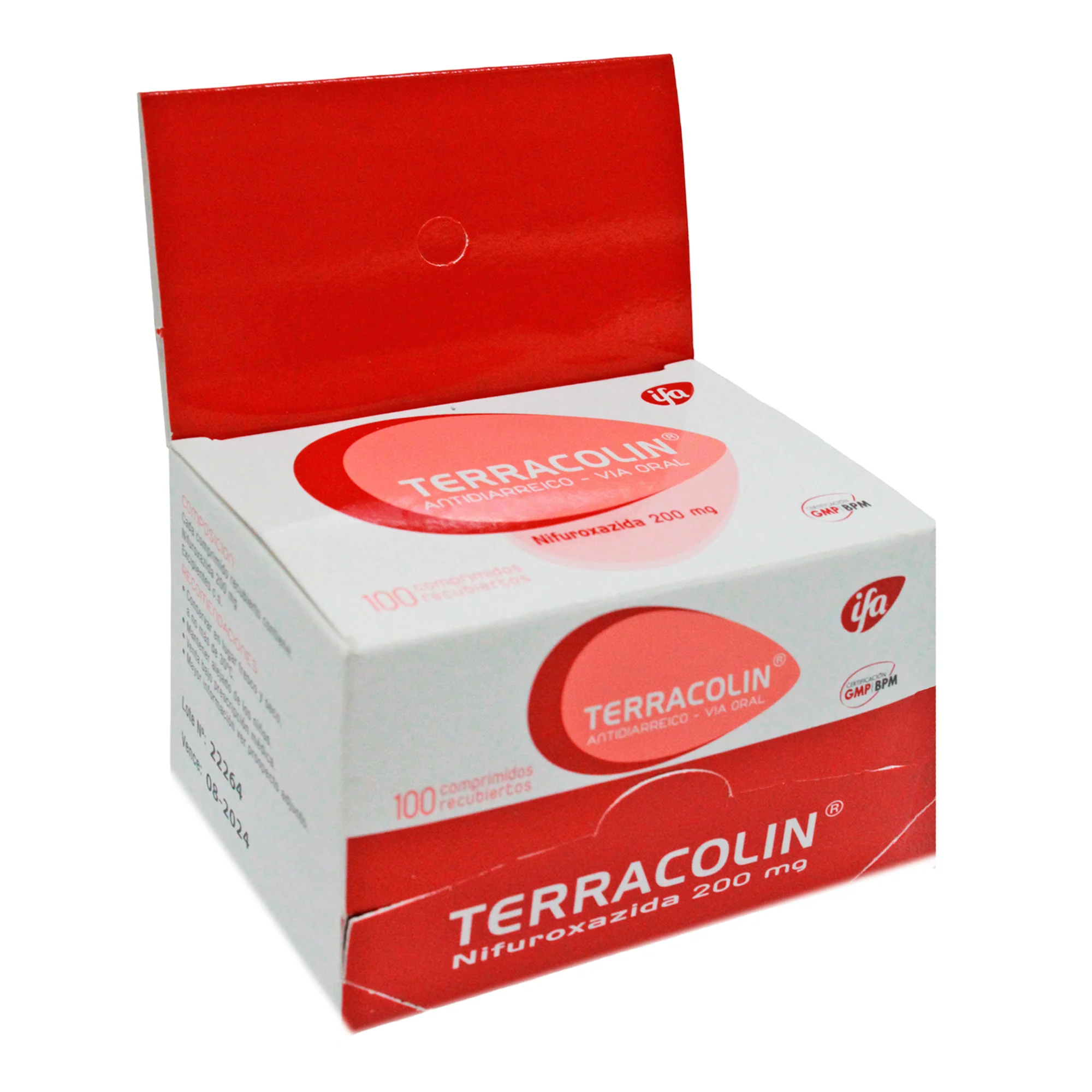 Terracolin 200Mg Nifuroxazida X Tableta - Image 2