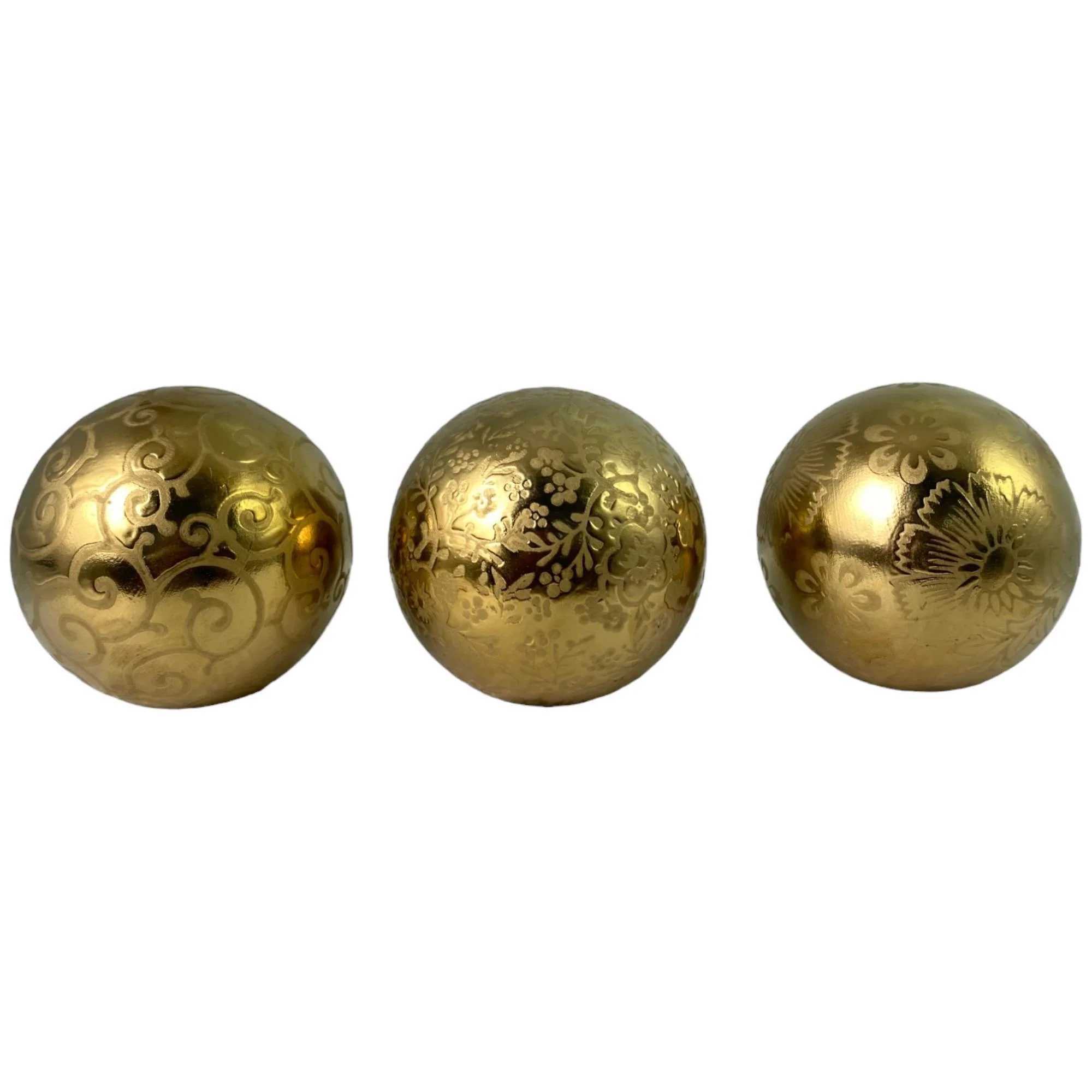 Esfera Decorativa Concepts Life Silvery Gold Dorada 8X8x8cm