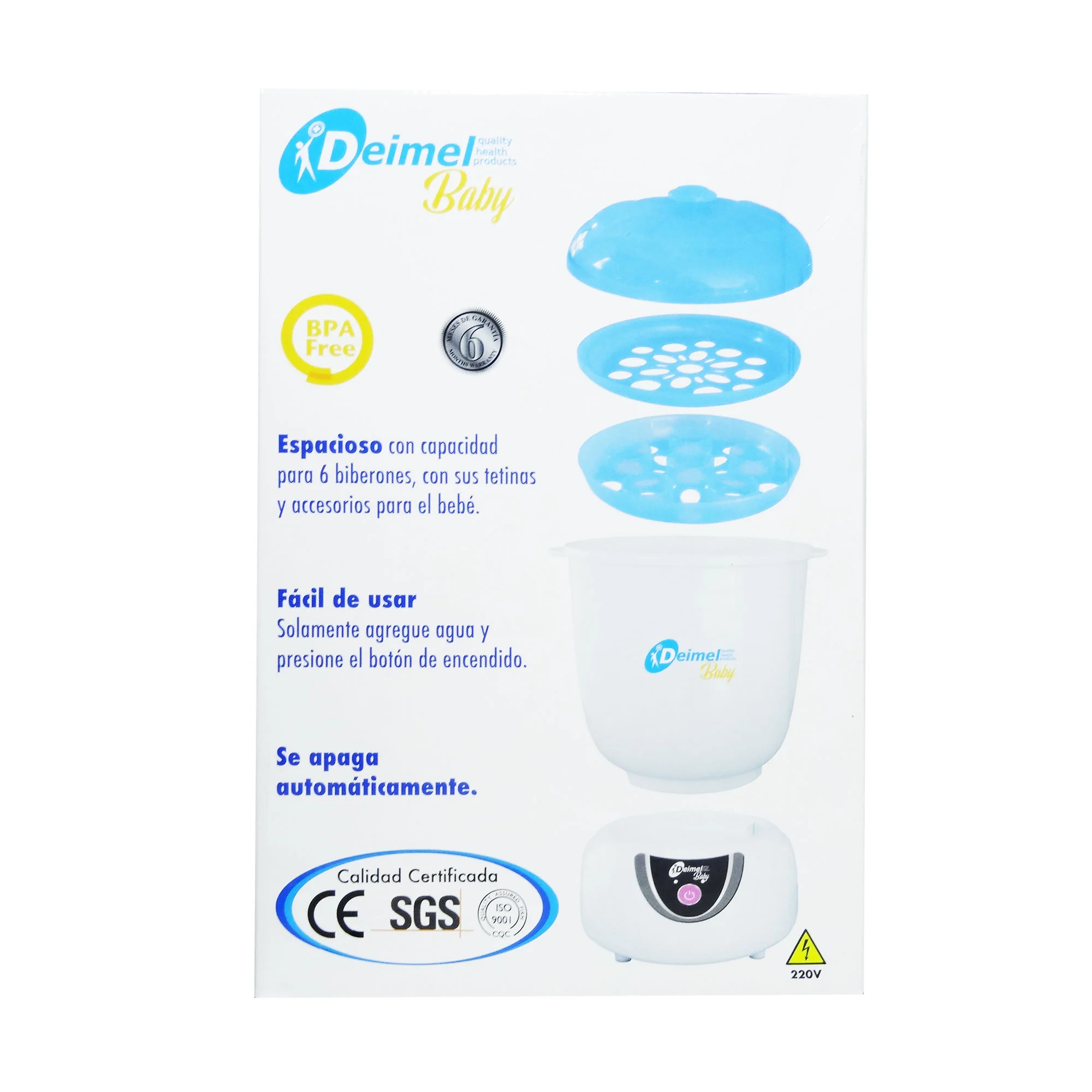 Esterilizador De Mamadera 2 En 1 Multifuncional Deimel X Caja - Image 2
