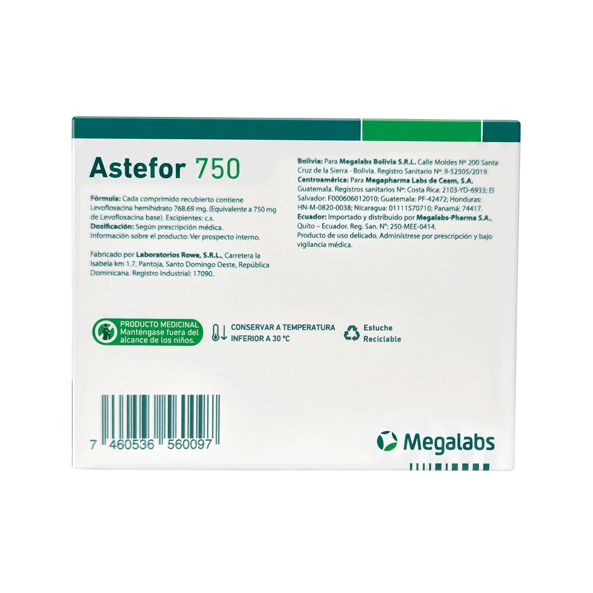Astefor Levofloxacino 750Mg X Tableta - Image 4