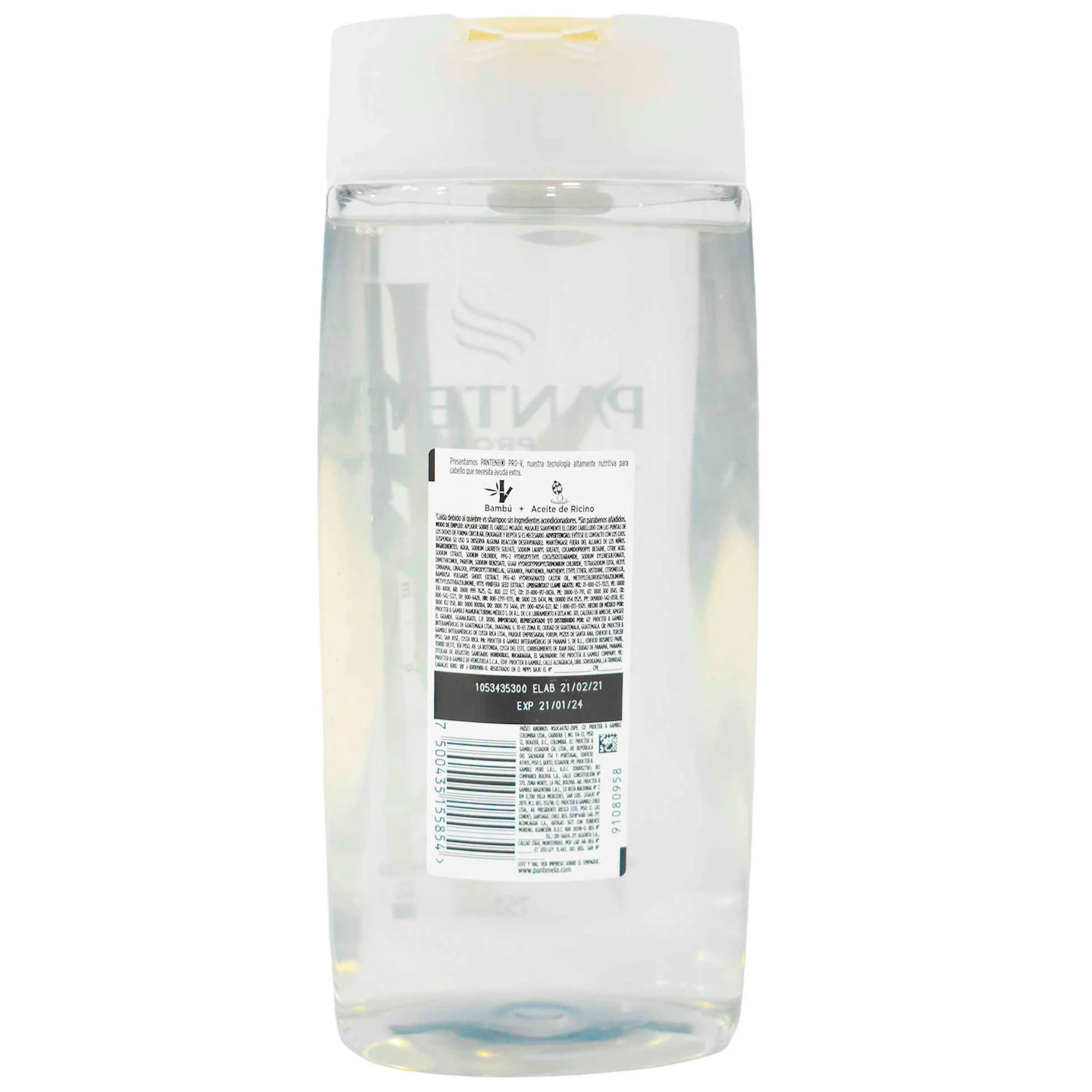 Shampoo Control De Caída Pantene Pro V Bambú X 750Ml - Image 2