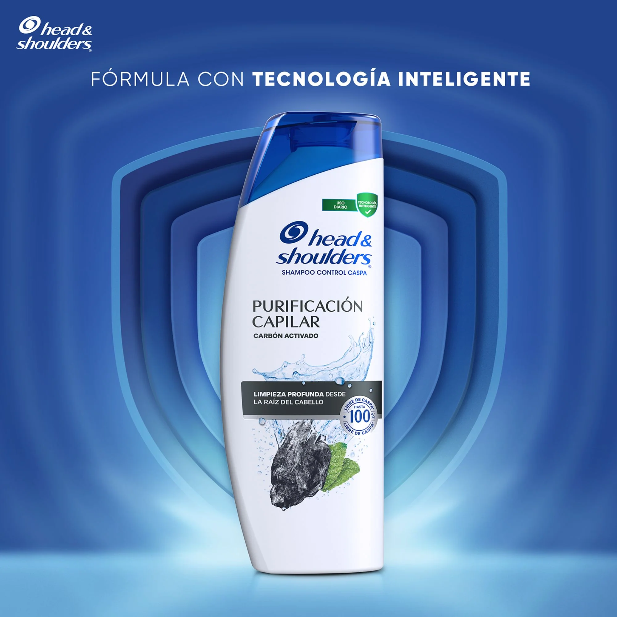 Shampoo Head And Shoulders Purificación Capilar X 650Ml - Image 2