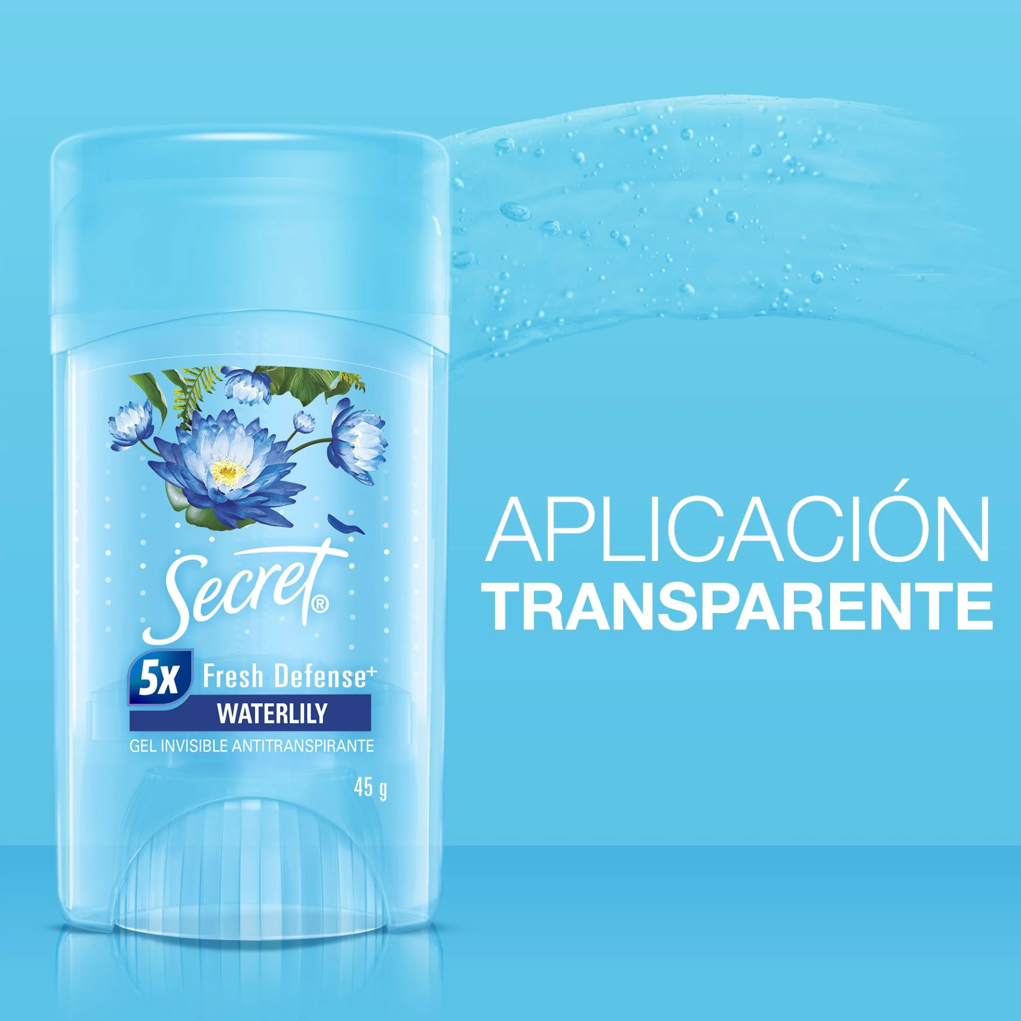 Antitranspirante Secret Gel Waterlily X 45G - Image 2