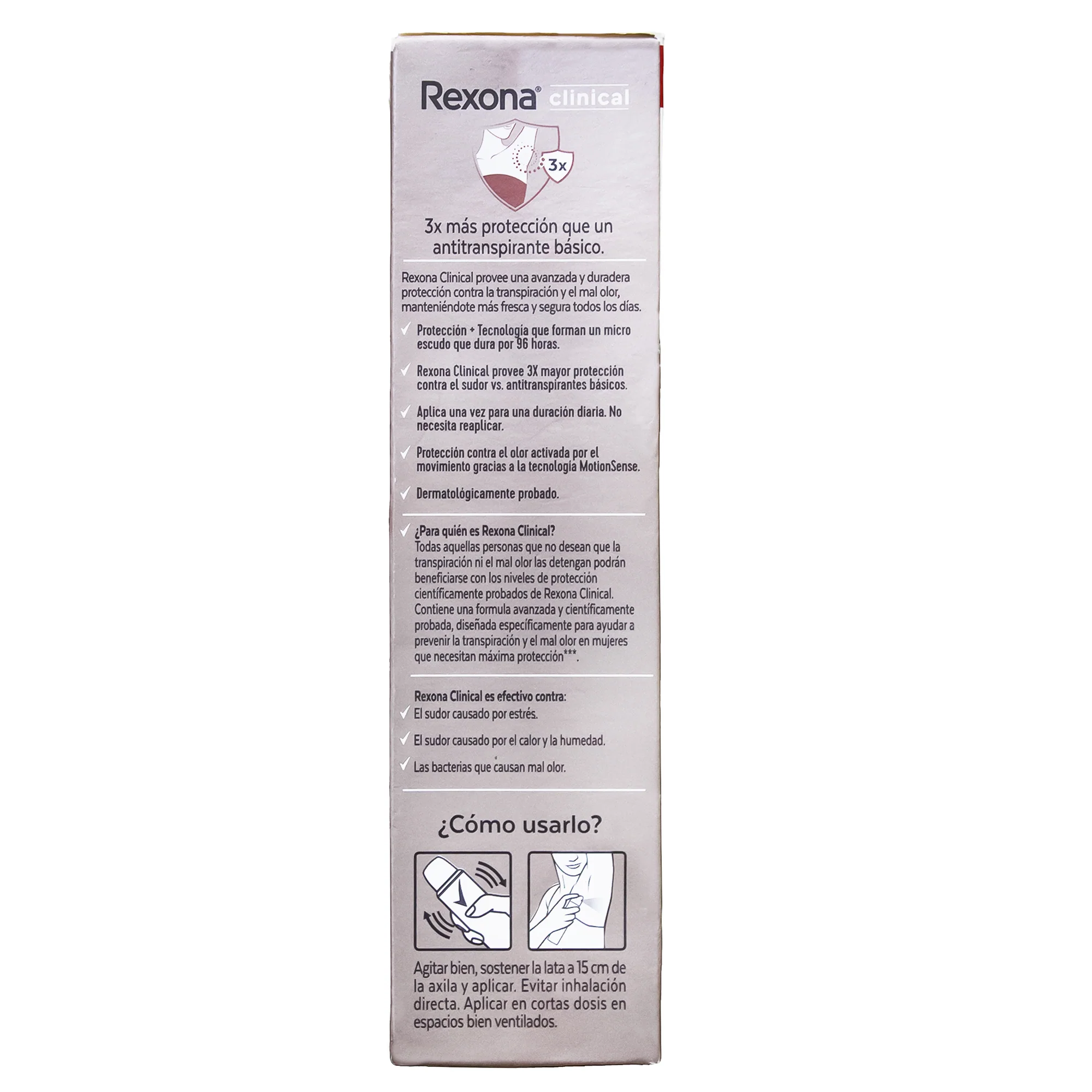 Rexona Women Clinical Aerosol 96H X 150Ml Classic - Image 3