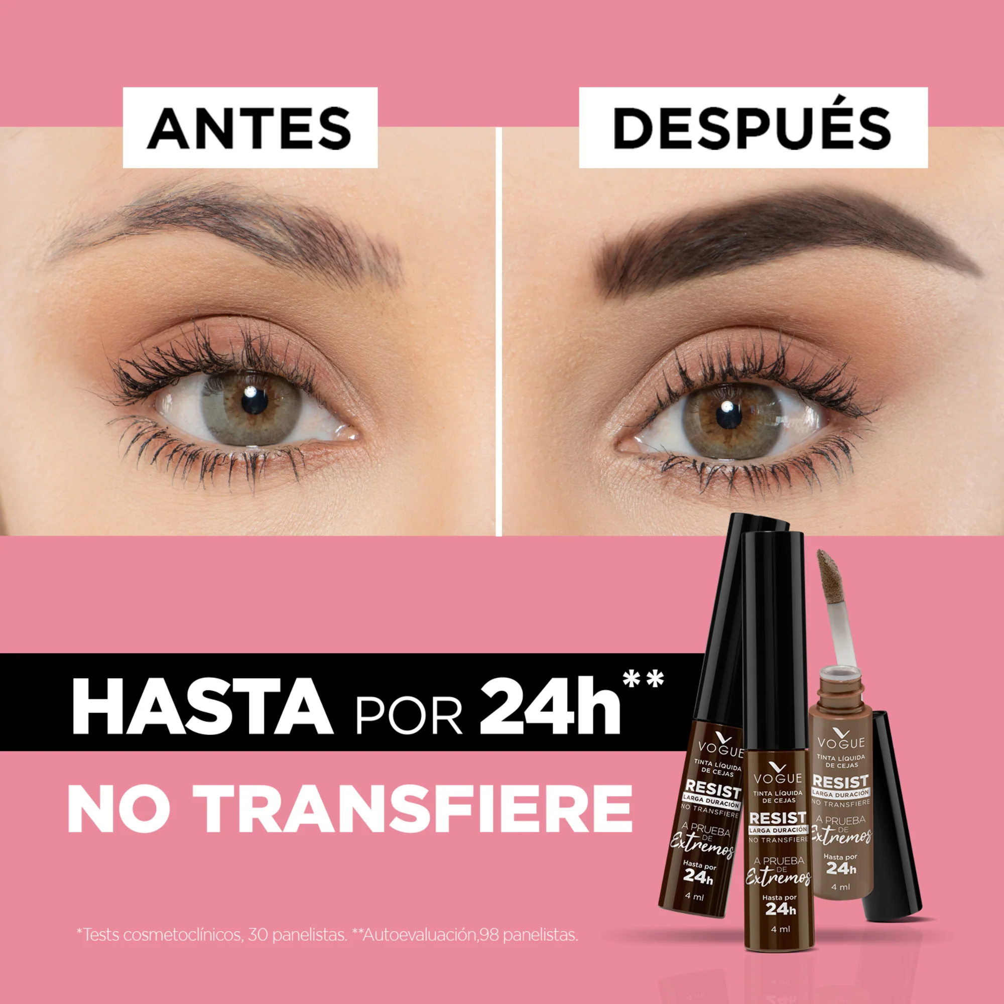 Tinta Para Cejas Vogue Liquida Resist Camel X 4Ml - Image 8