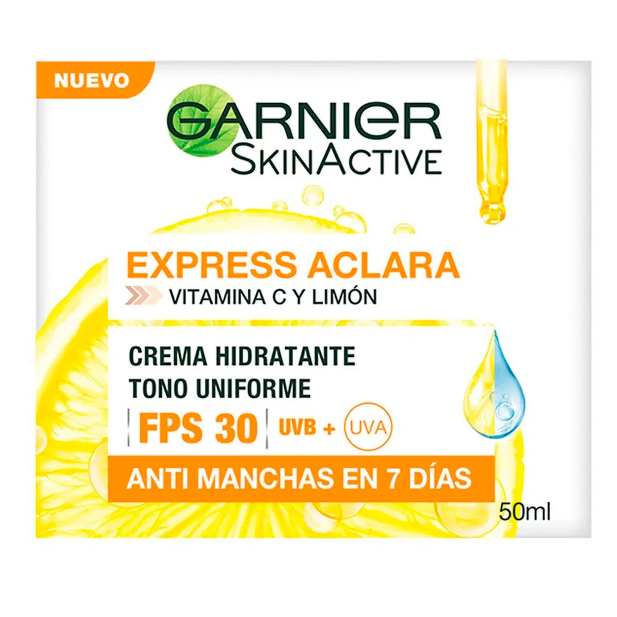 Garnier Crema Express Aclara Fps 30 Y Vitamina C X 70G - Image 3