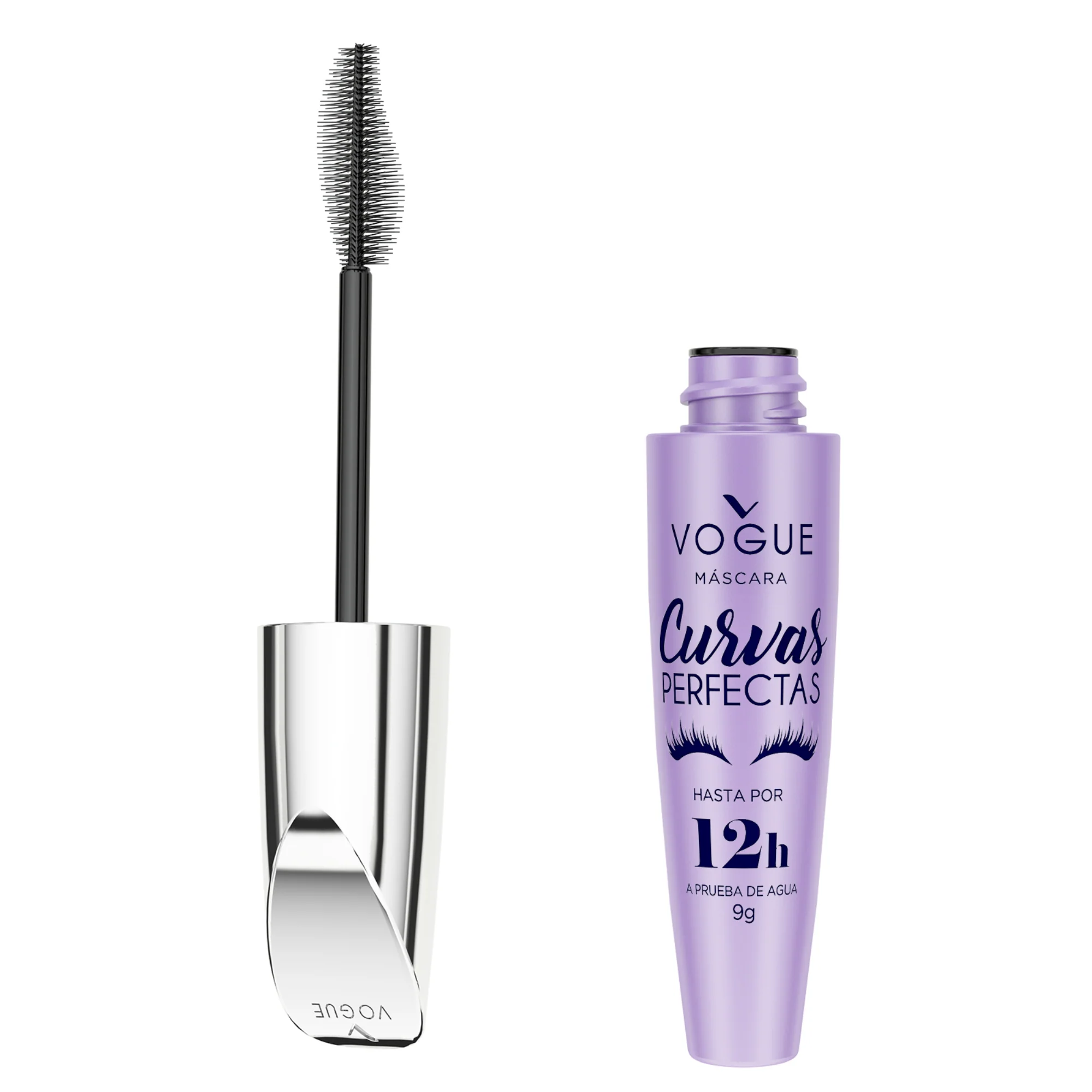 Mascara De Pestañas Vogue Curvas Perfectas 12H Negro X 9G - Image 2